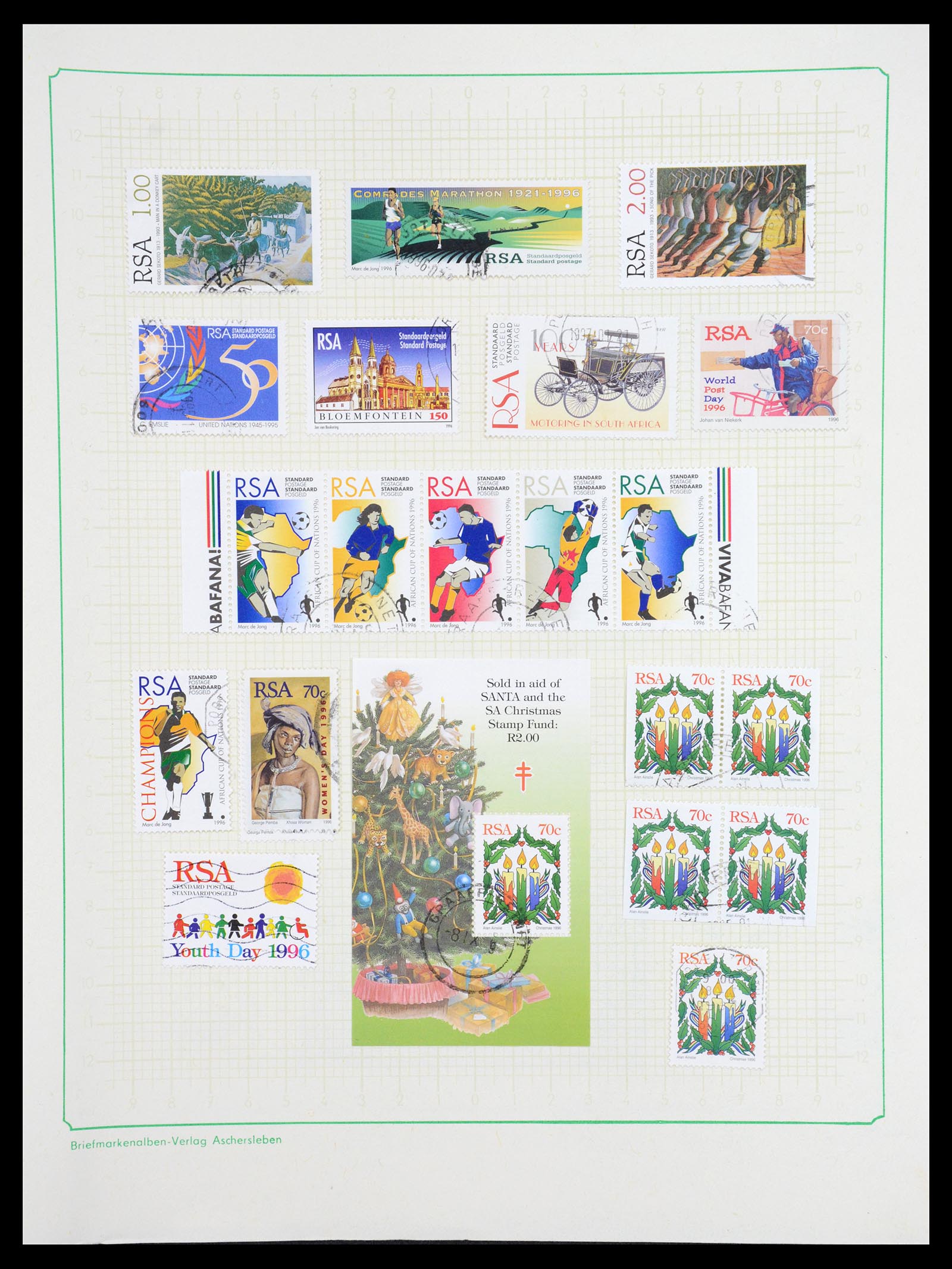 36599 079 - Postzegelverzameling 36599 Zuid Afrika 1910-1998.