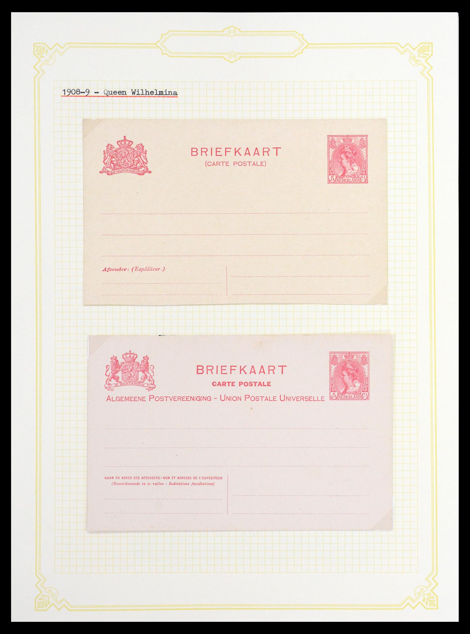 36600 016 - Postzegelverzameling 36600 Netherlands covers 1899-1952.