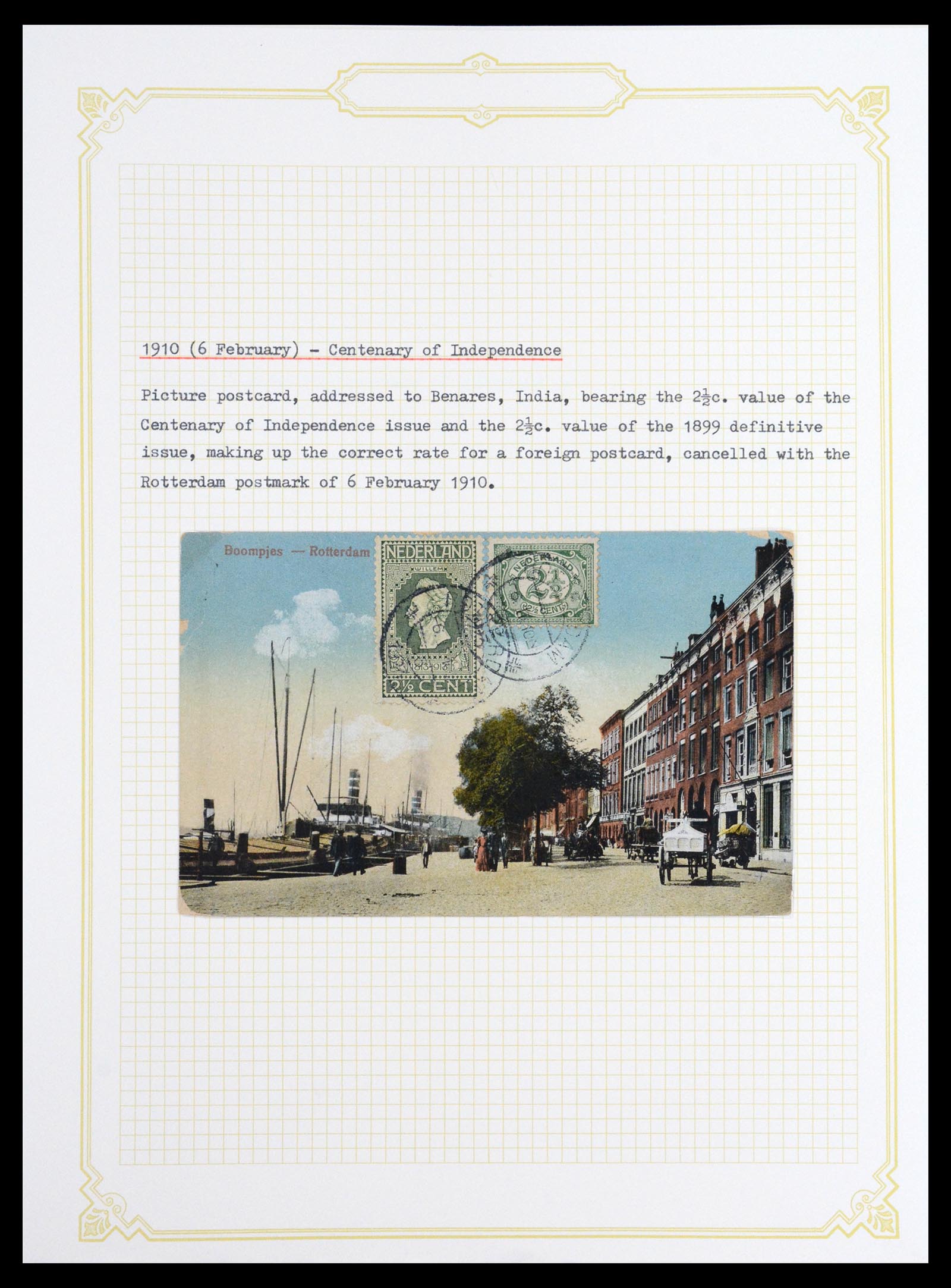 36600 019 - Postzegelverzameling 36600 Netherlands covers 1899-1952.