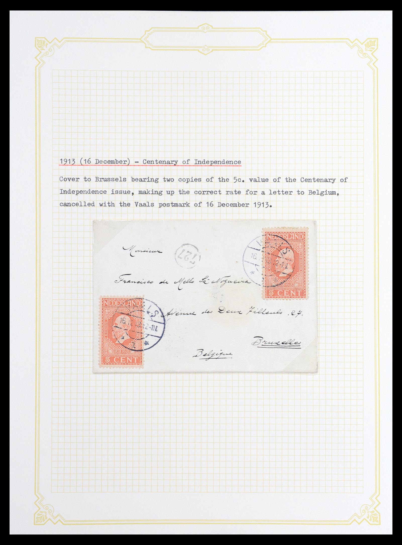 36600 020 - Stamp collection 36600 Nederland brieven 1899-1952.