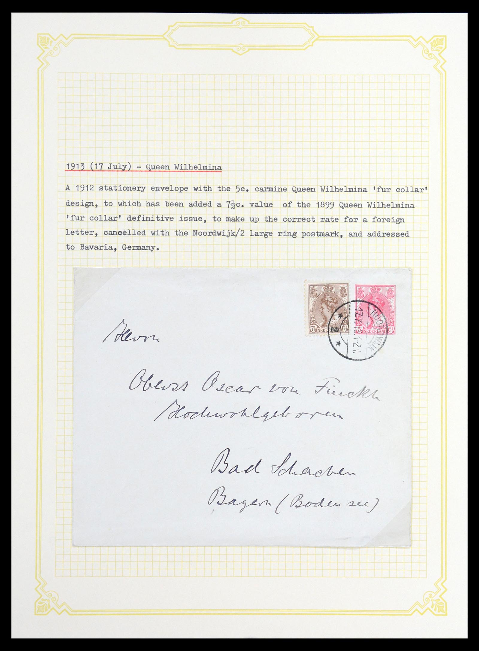 36600 022 - Stamp collection 36600 Nederland brieven 1899-1952.