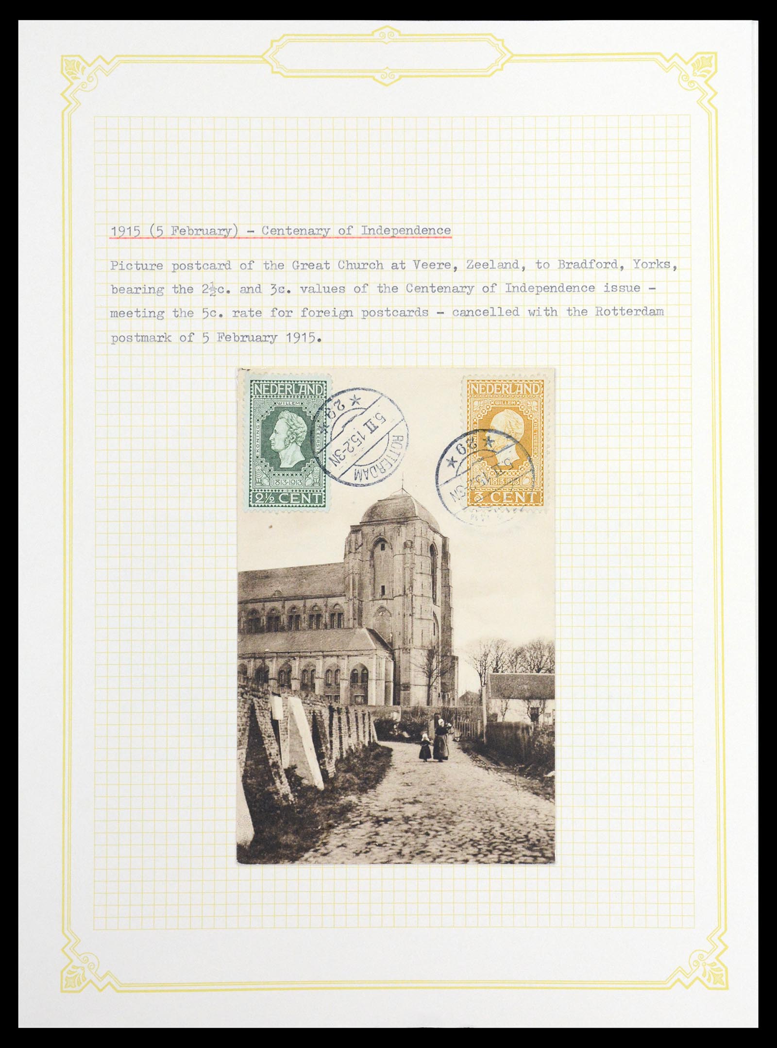 36600 030 - Stamp collection 36600 Nederland brieven 1899-1952.