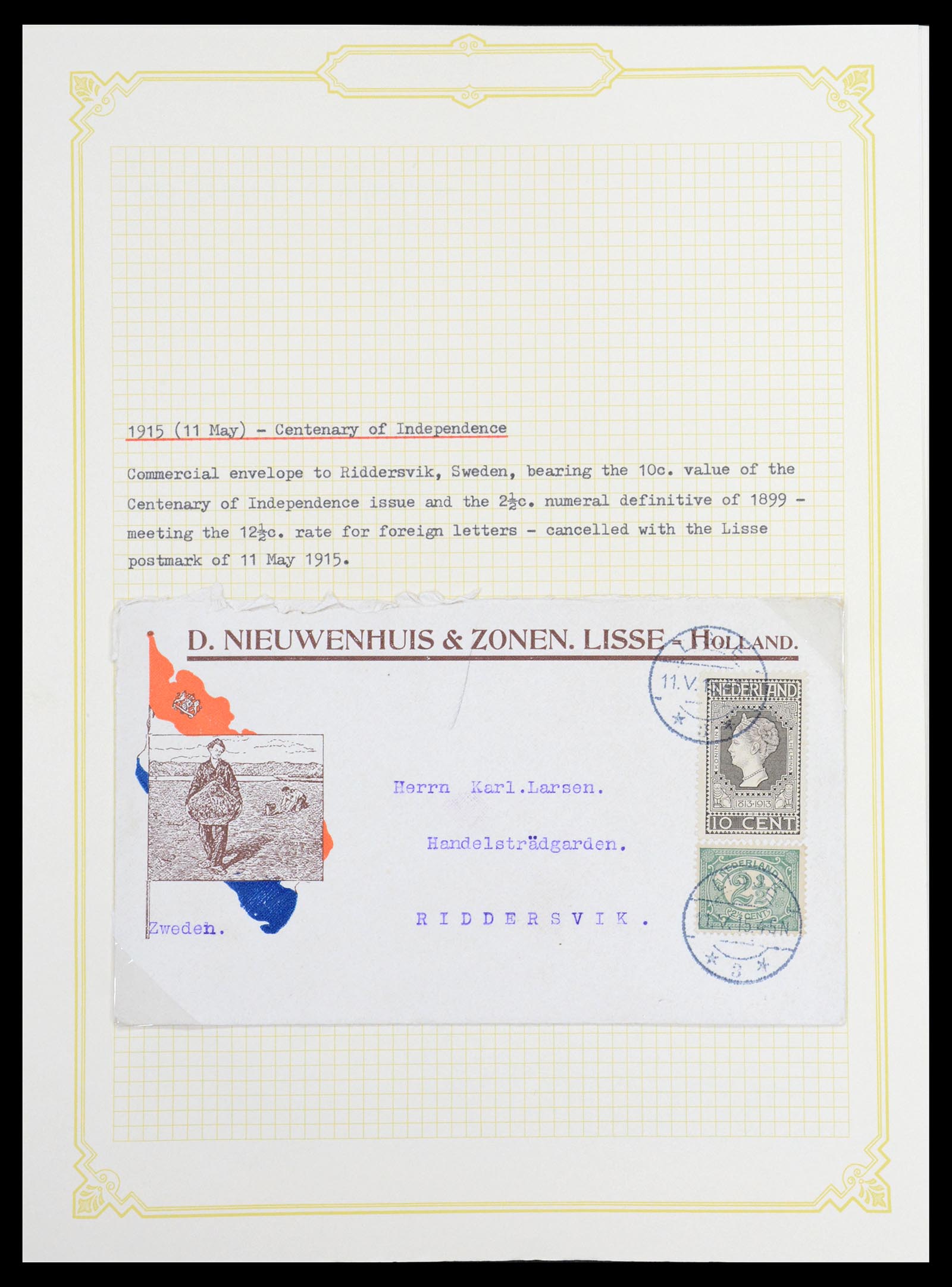 36600 031 - Stamp collection 36600 Nederland brieven 1899-1952.