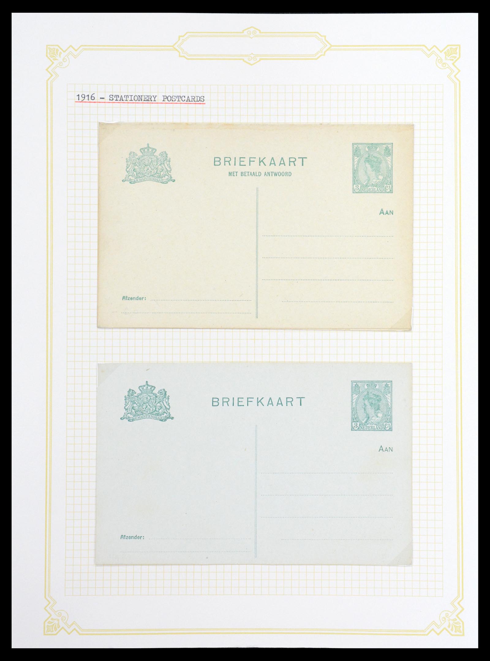 36600 037 - Stamp collection 36600 Nederland brieven 1899-1952.