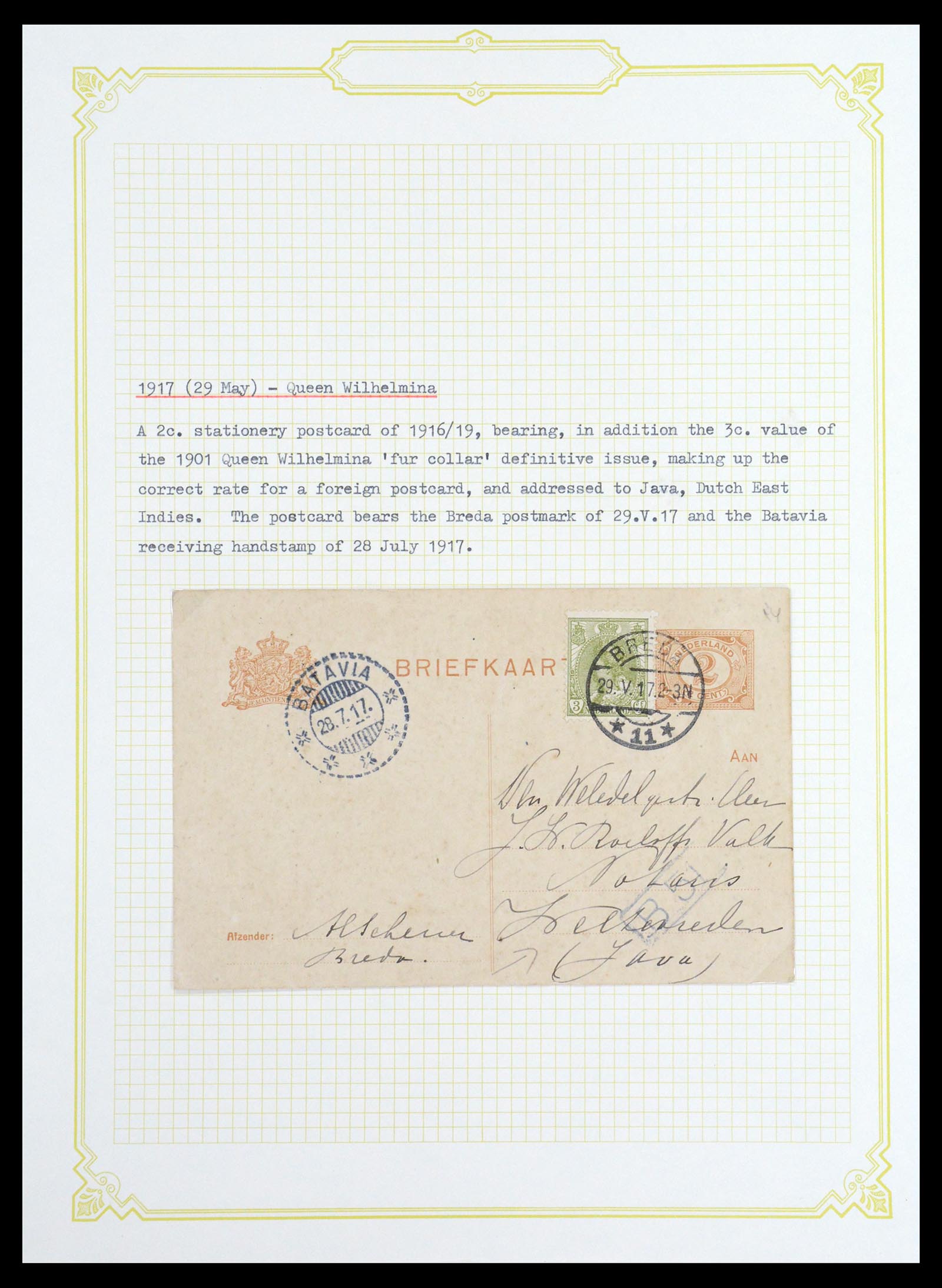 36600 040 - Stamp collection 36600 Nederland brieven 1899-1952.
