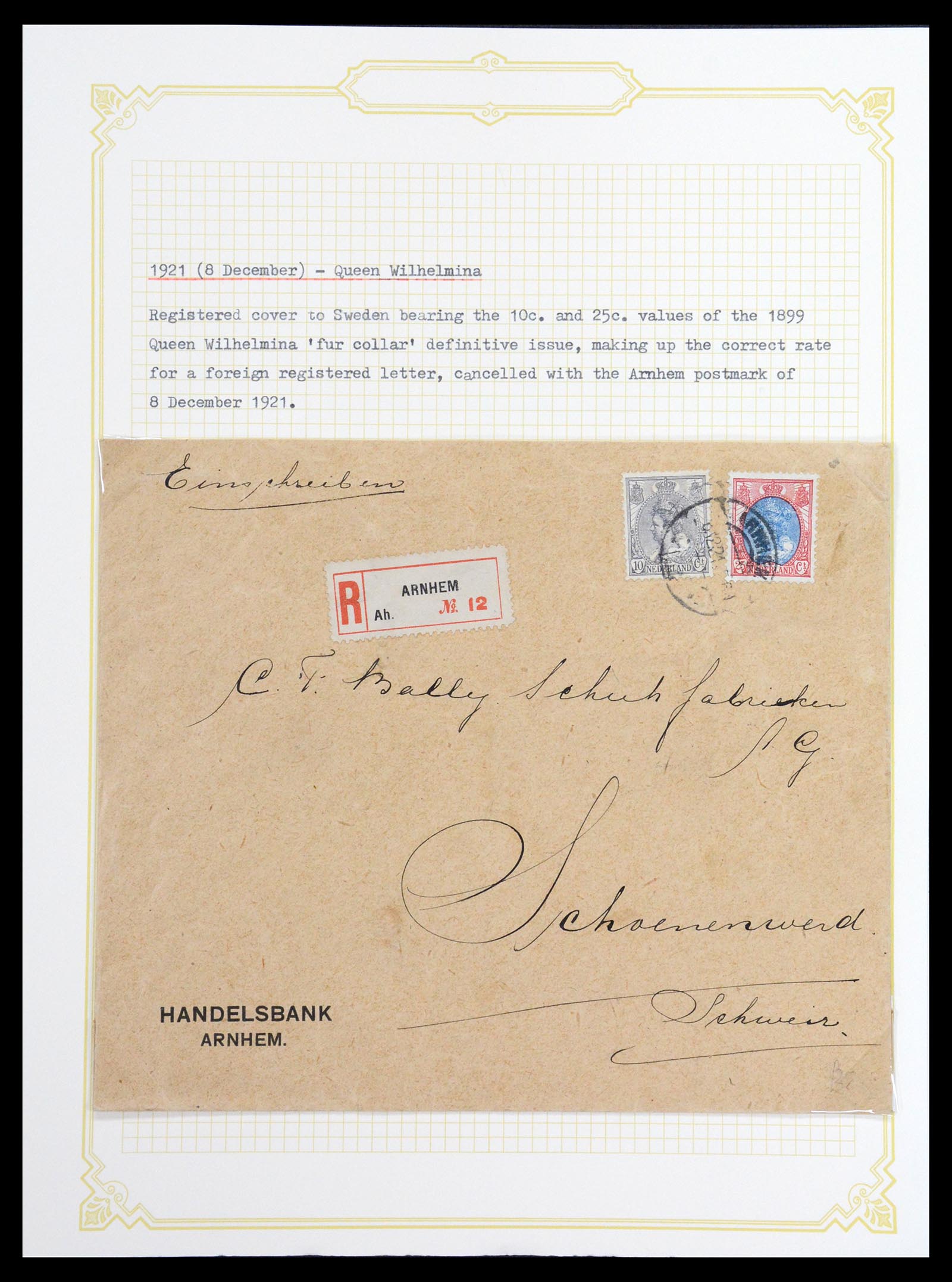 36600 060 - Stamp collection 36600 Nederland brieven 1899-1952.