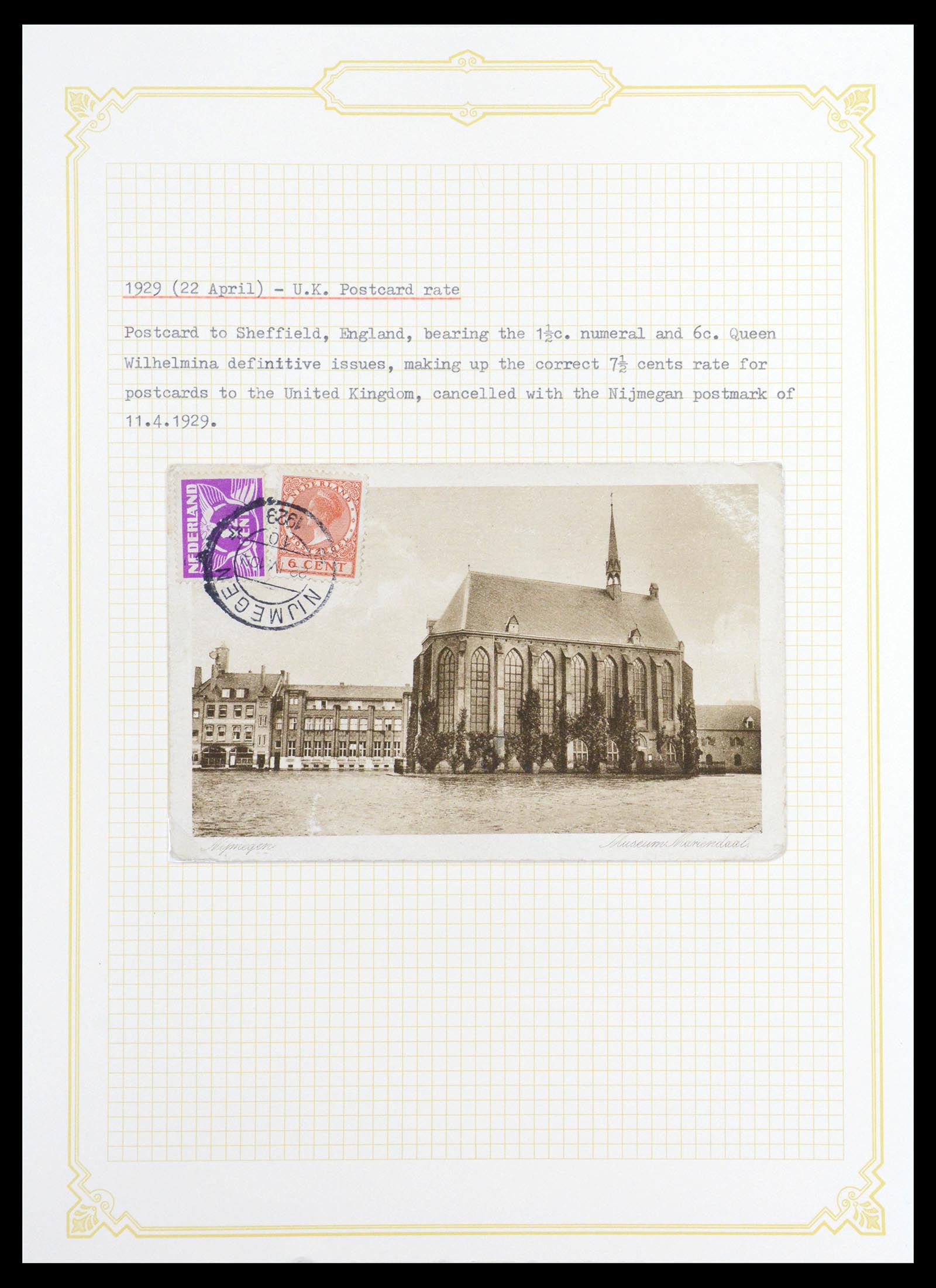 36600 094 - Postzegelverzameling 36600 Netherlands covers 1899-1952.