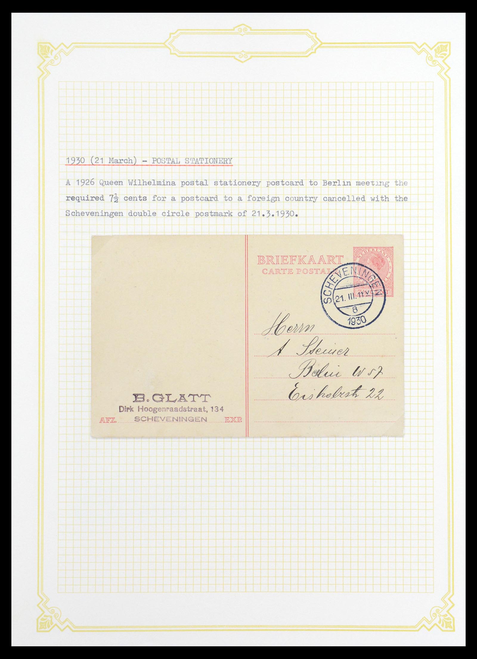 36600 099 - Postzegelverzameling 36600 Netherlands covers 1899-1952.