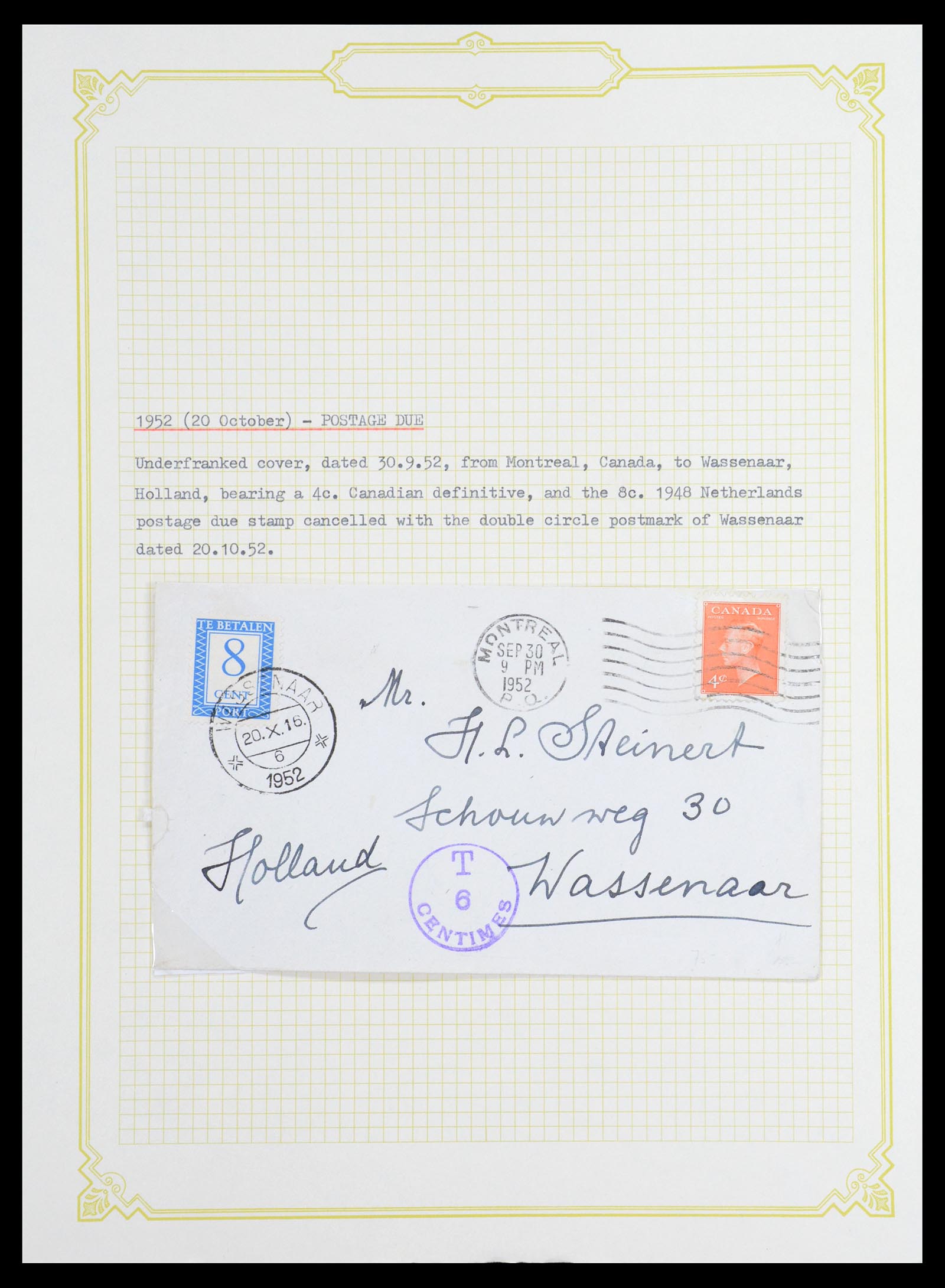 36600 193 - Stamp collection 36600 Nederland brieven 1899-1952.