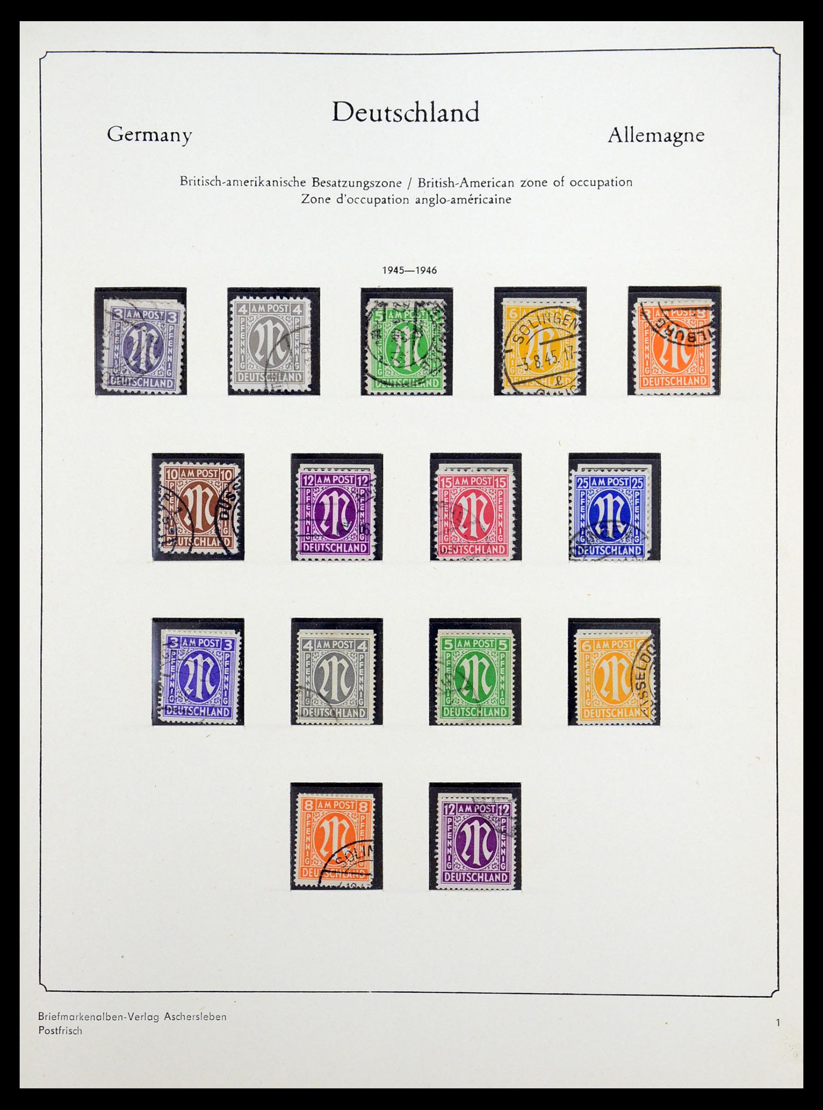 36602 001 - Postzegelverzameling 36602 Bundespost 1945-1979.