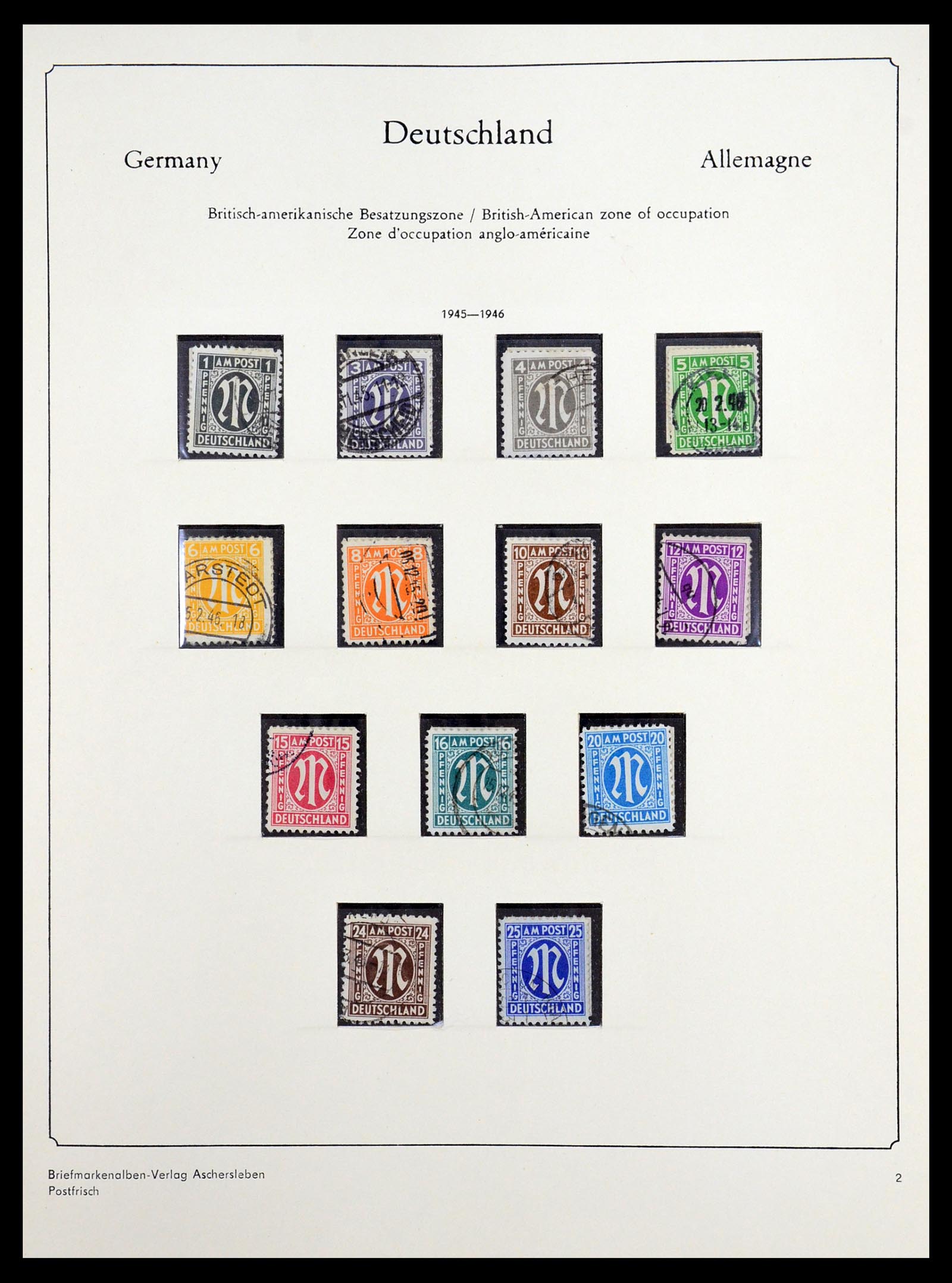 36602 002 - Postzegelverzameling 36602 Bundespost 1945-1979.