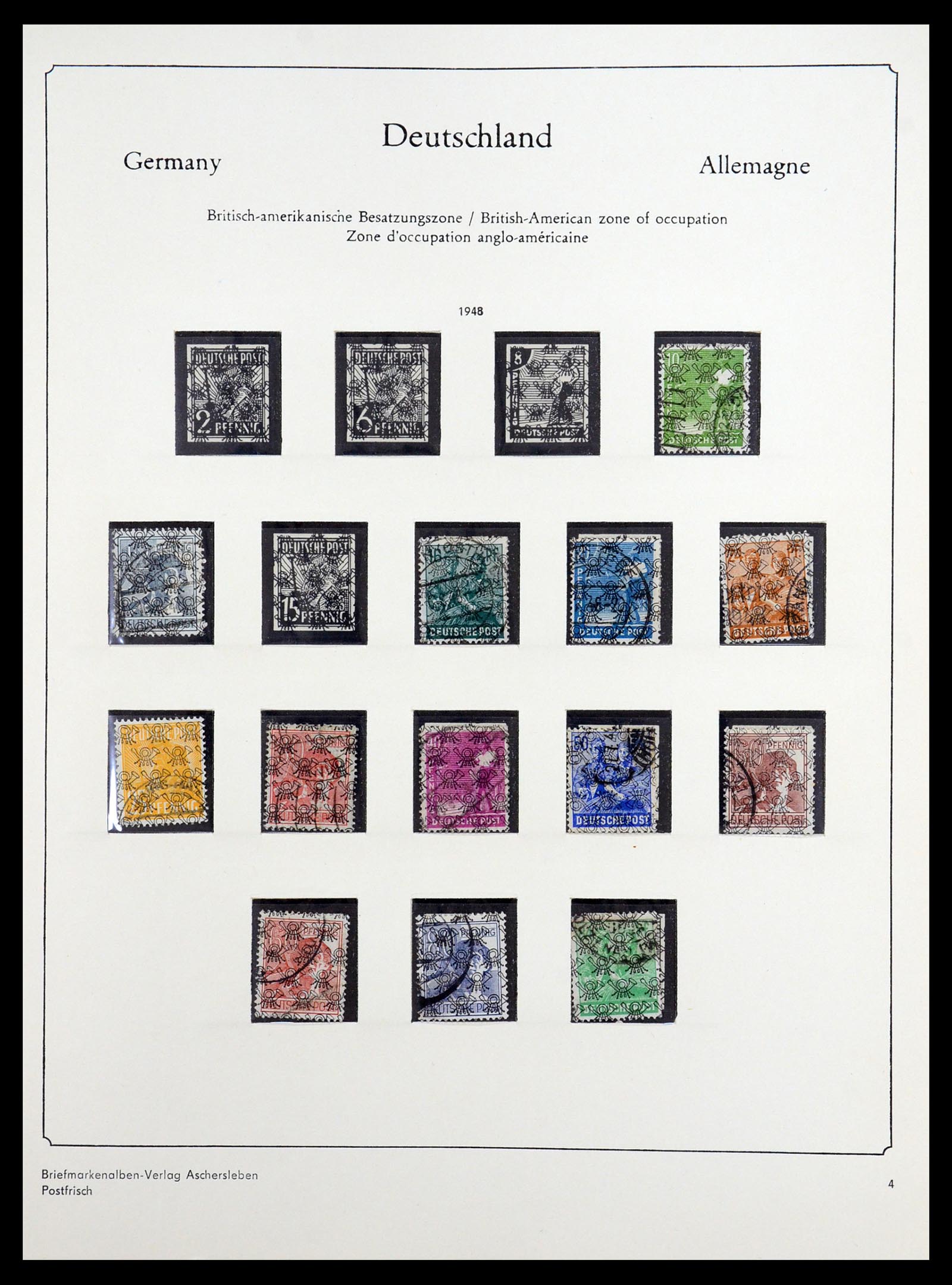 36602 004 - Stamp collection 36602 Bundespost 1945-1979.