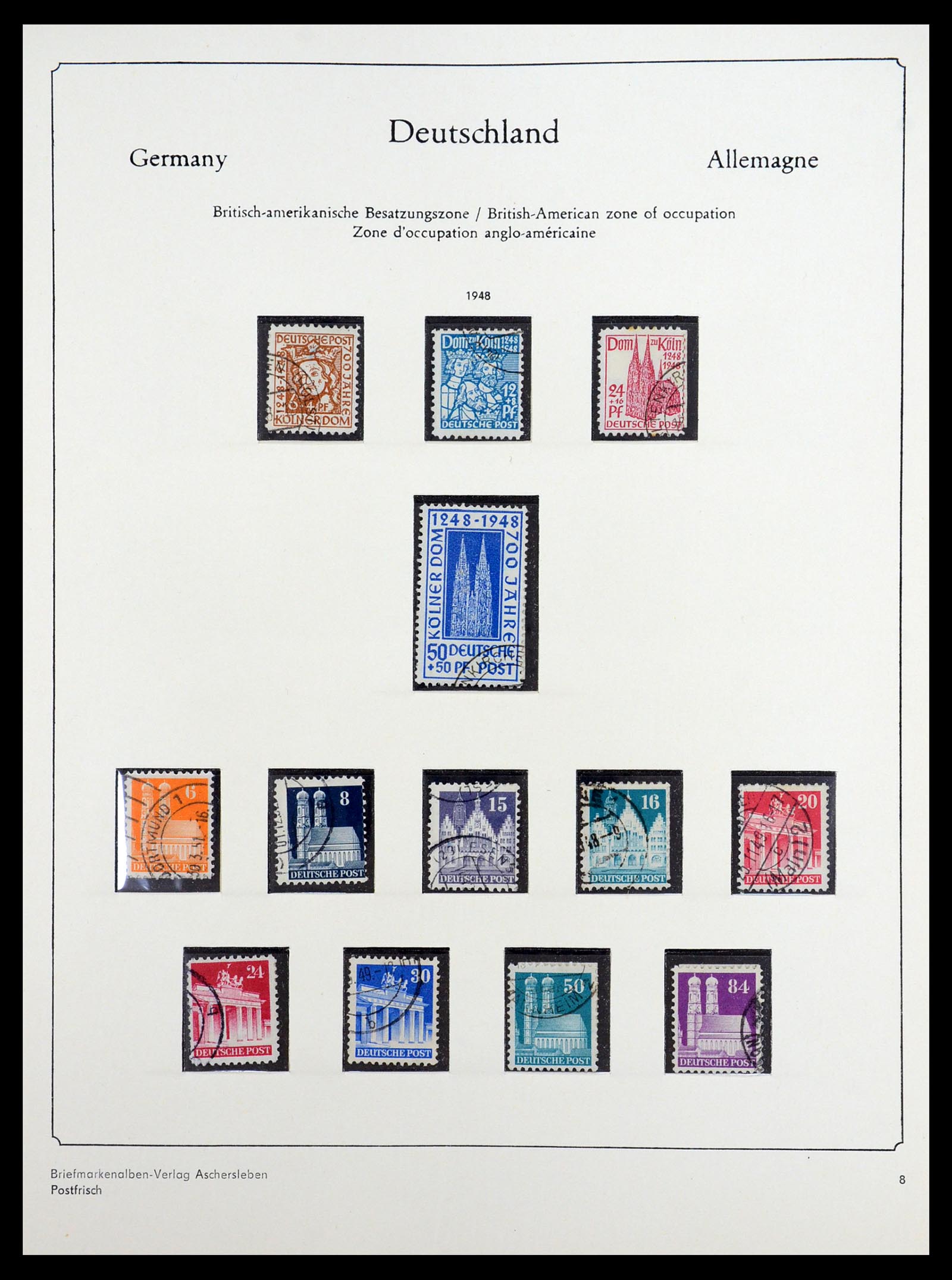36602 006 - Stamp collection 36602 Bundespost 1945-1979.