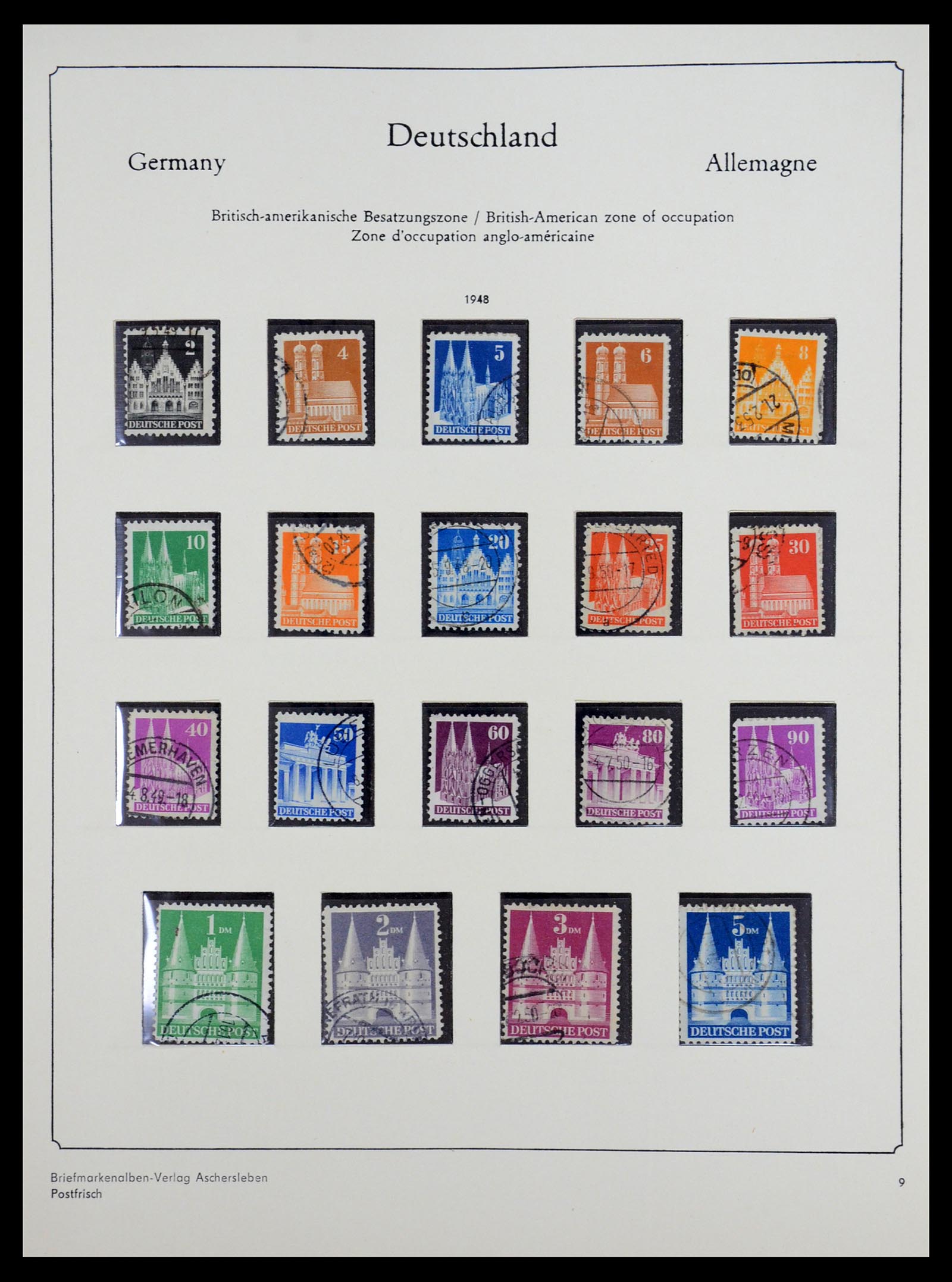 36602 007 - Stamp collection 36602 Bundespost 1945-1979.