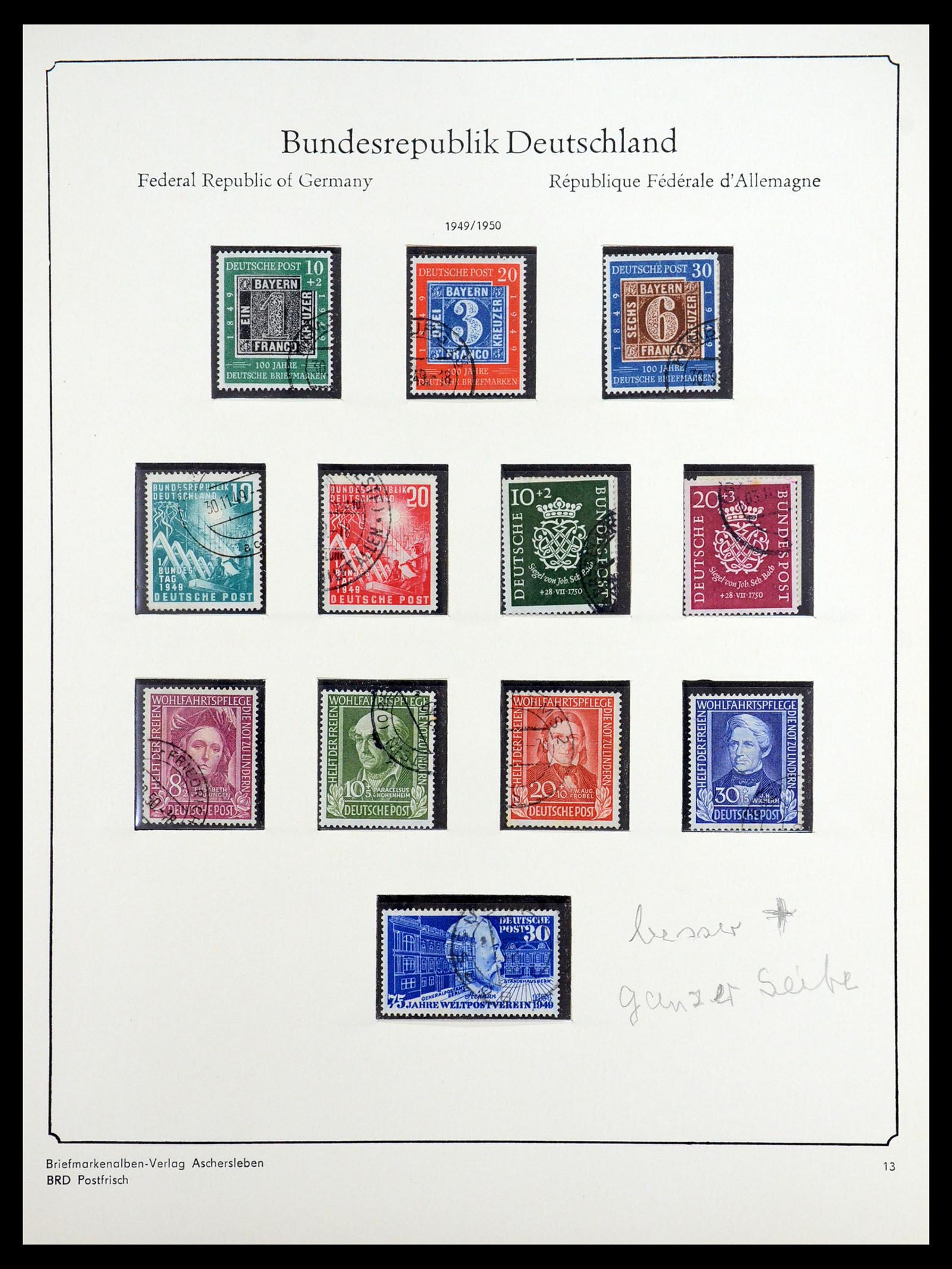 36602 011 - Postzegelverzameling 36602 Bundespost 1945-1979.