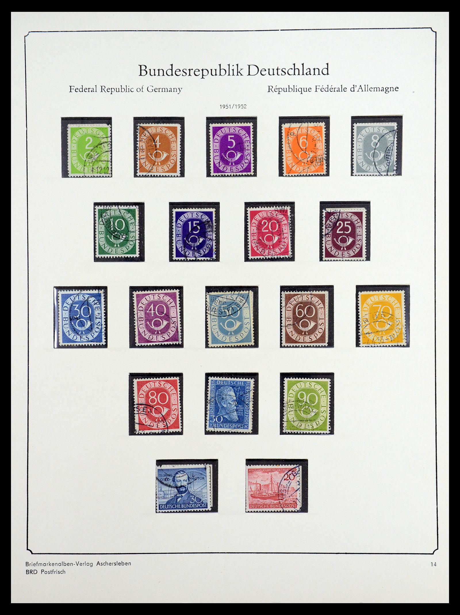 36602 012 - Postzegelverzameling 36602 Bundespost 1945-1979.