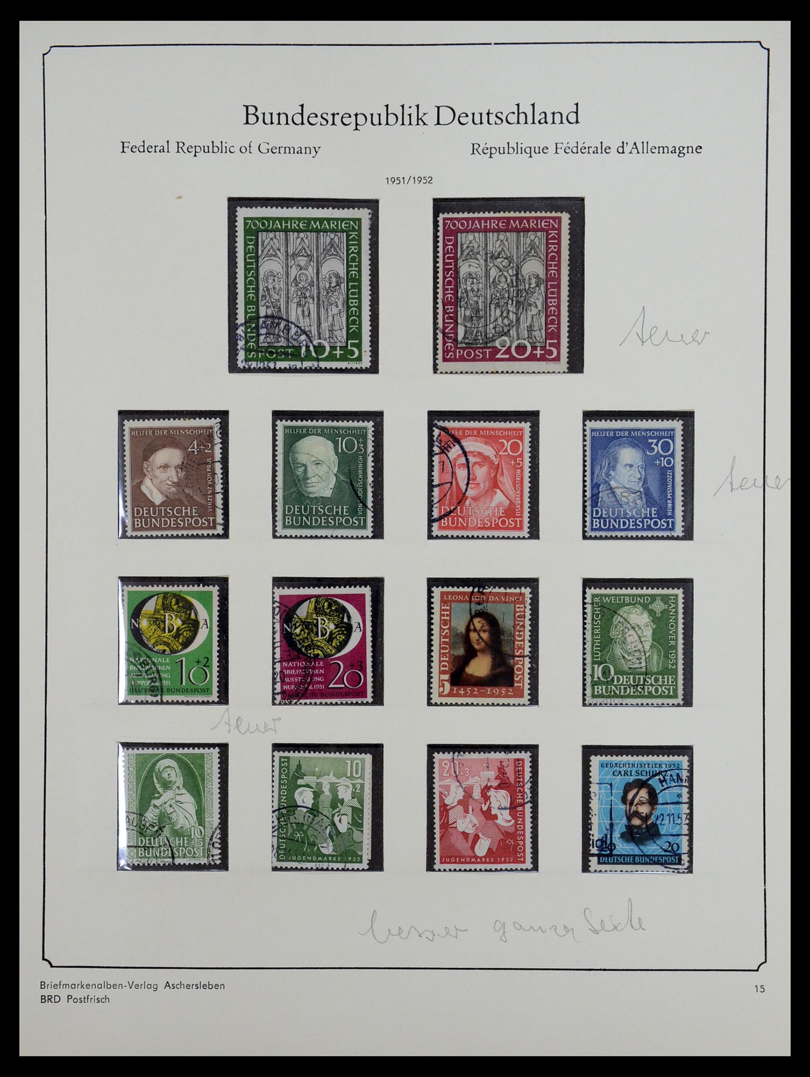 36602 013 - Postzegelverzameling 36602 Bundespost 1945-1979.