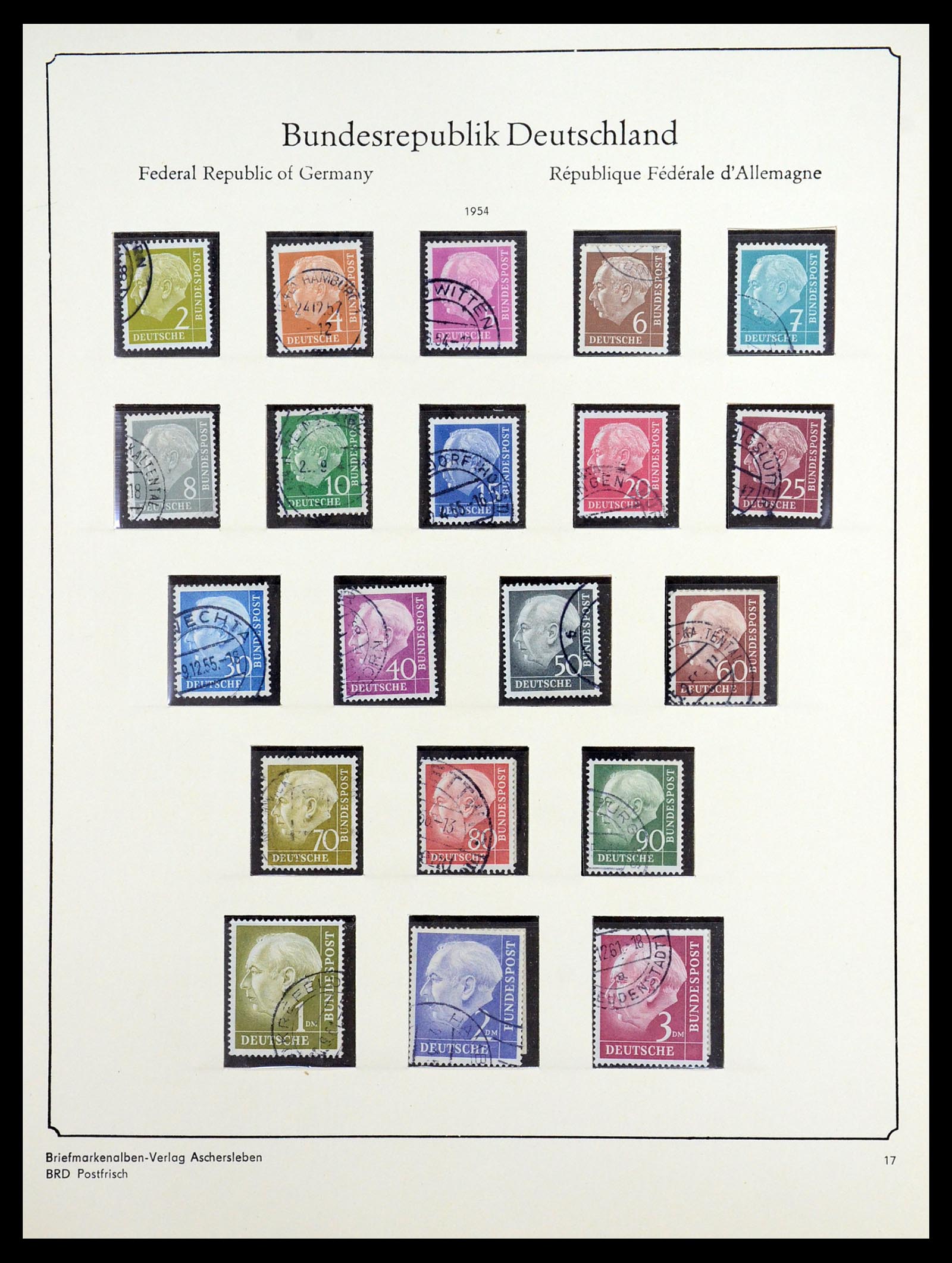 36602 015 - Stamp collection 36602 Bundespost 1945-1979.