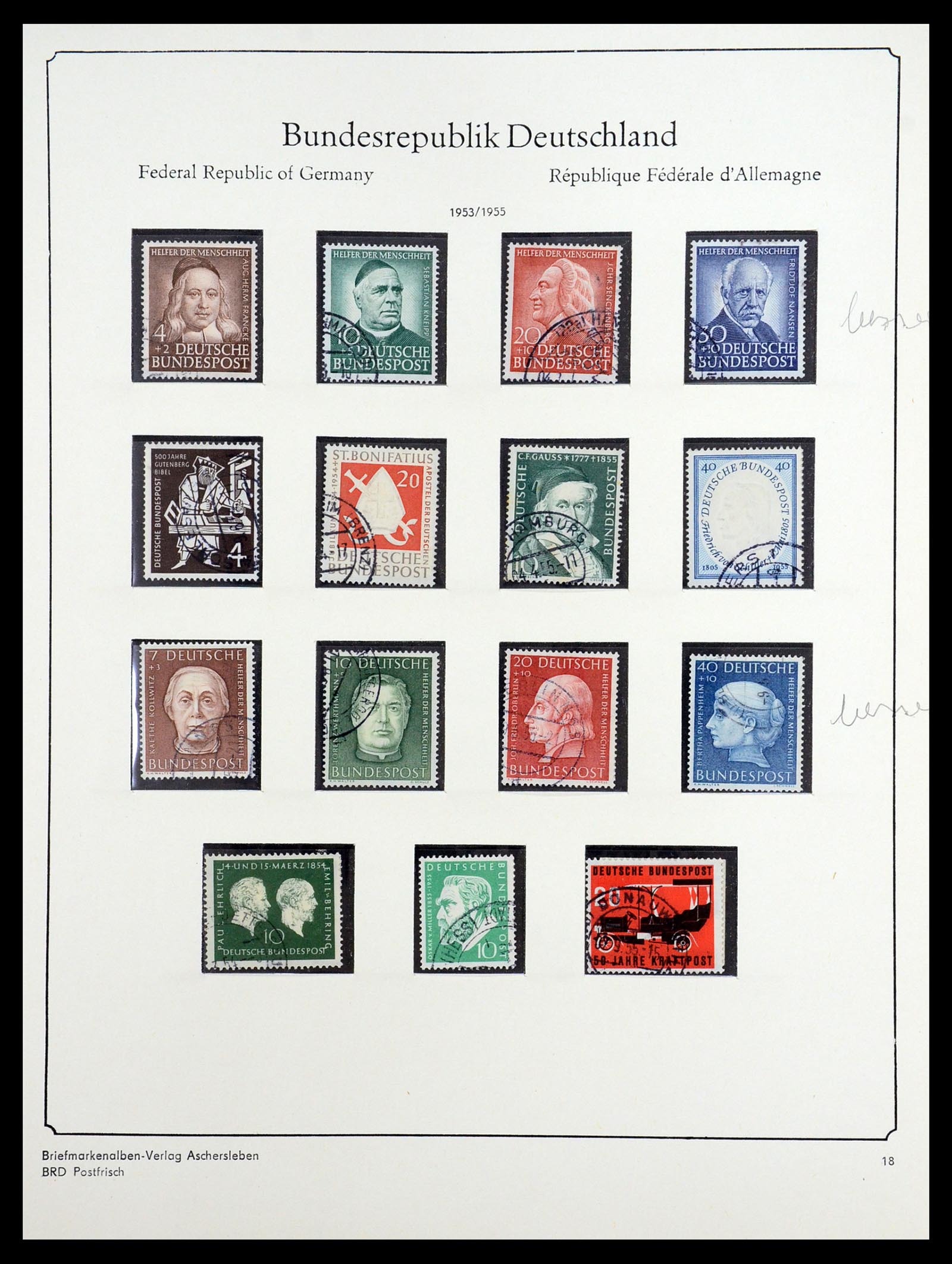 36602 016 - Postzegelverzameling 36602 Bundespost 1945-1979.