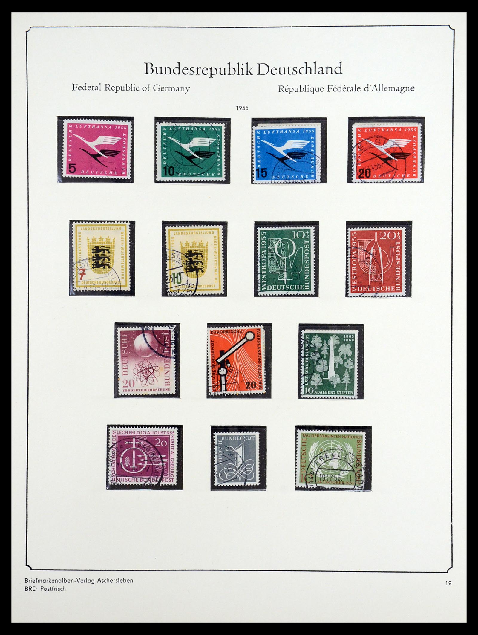 36602 017 - Postzegelverzameling 36602 Bundespost 1945-1979.