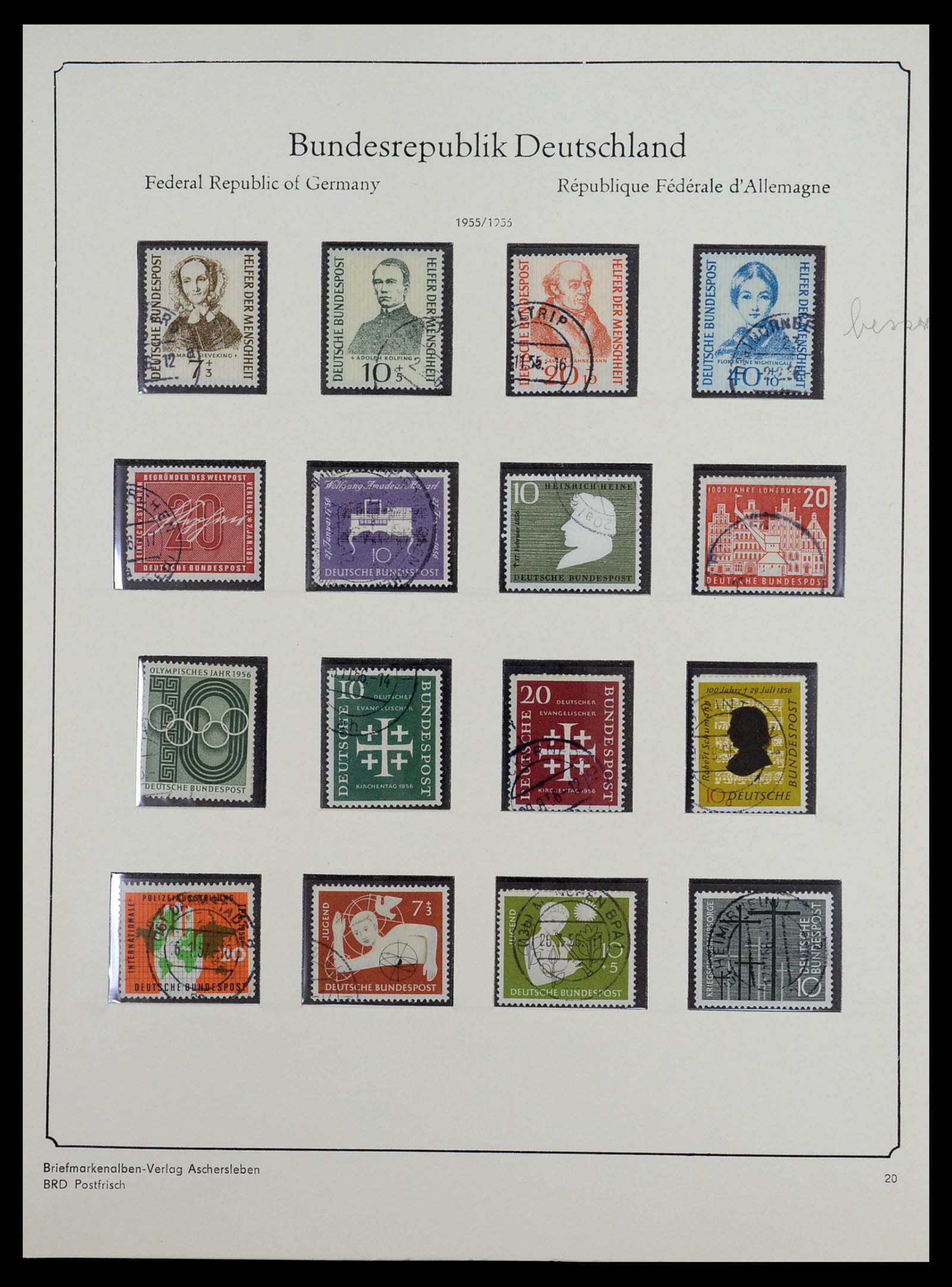 36602 018 - Stamp collection 36602 Bundespost 1945-1979.