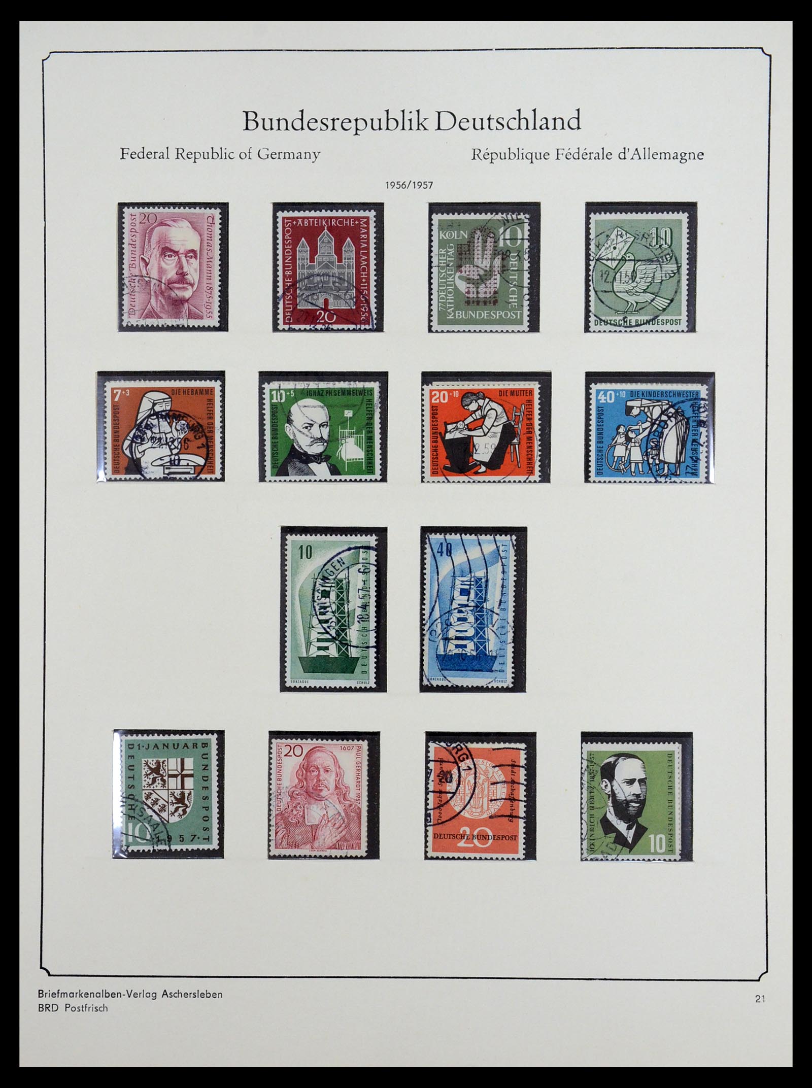 36602 019 - Postzegelverzameling 36602 Bundespost 1945-1979.