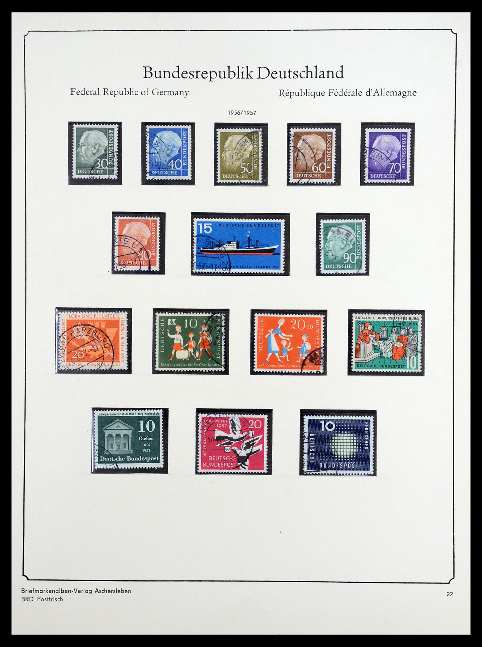 36602 020 - Postzegelverzameling 36602 Bundespost 1945-1979.