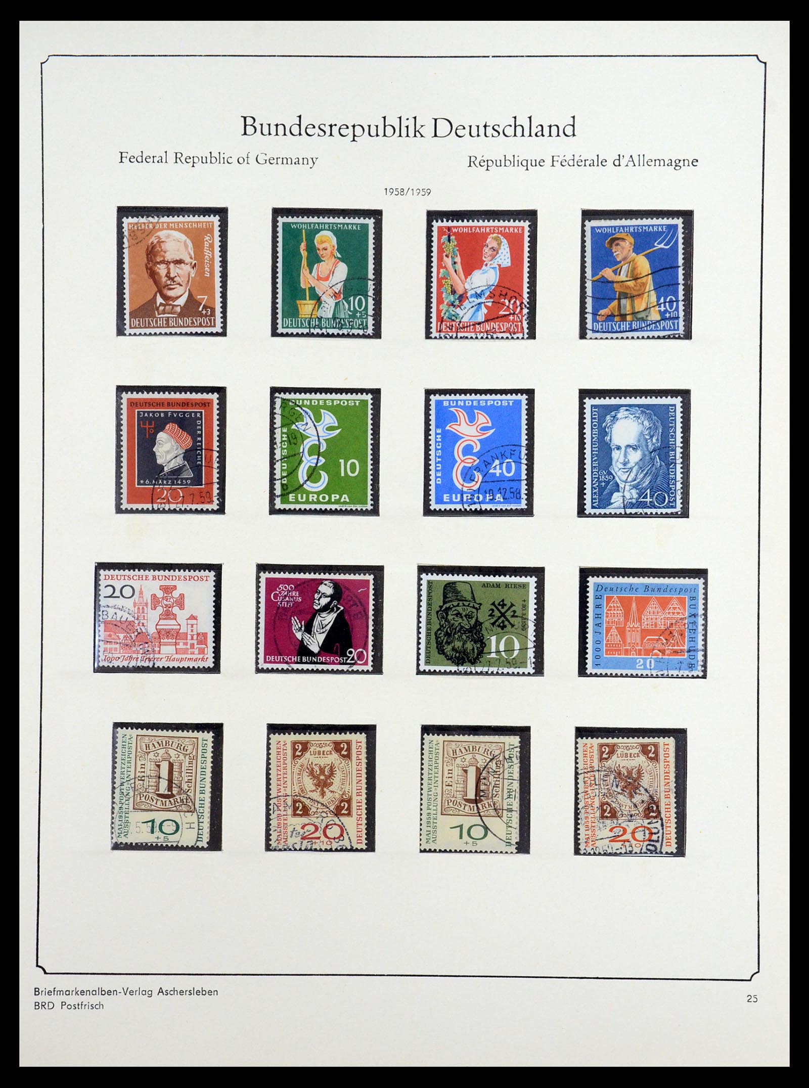36602 023 - Postzegelverzameling 36602 Bundespost 1945-1979.