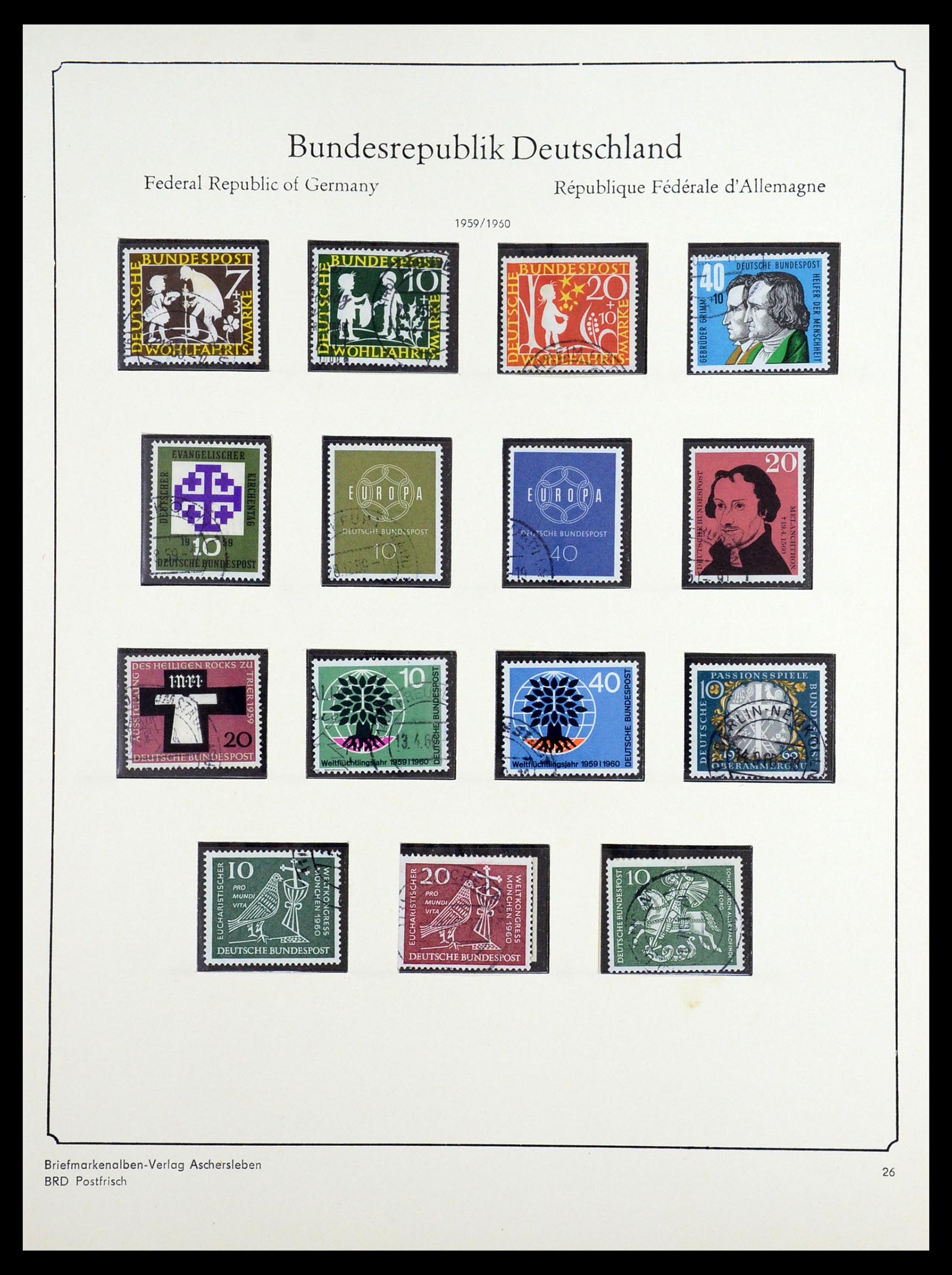 36602 024 - Postzegelverzameling 36602 Bundespost 1945-1979.