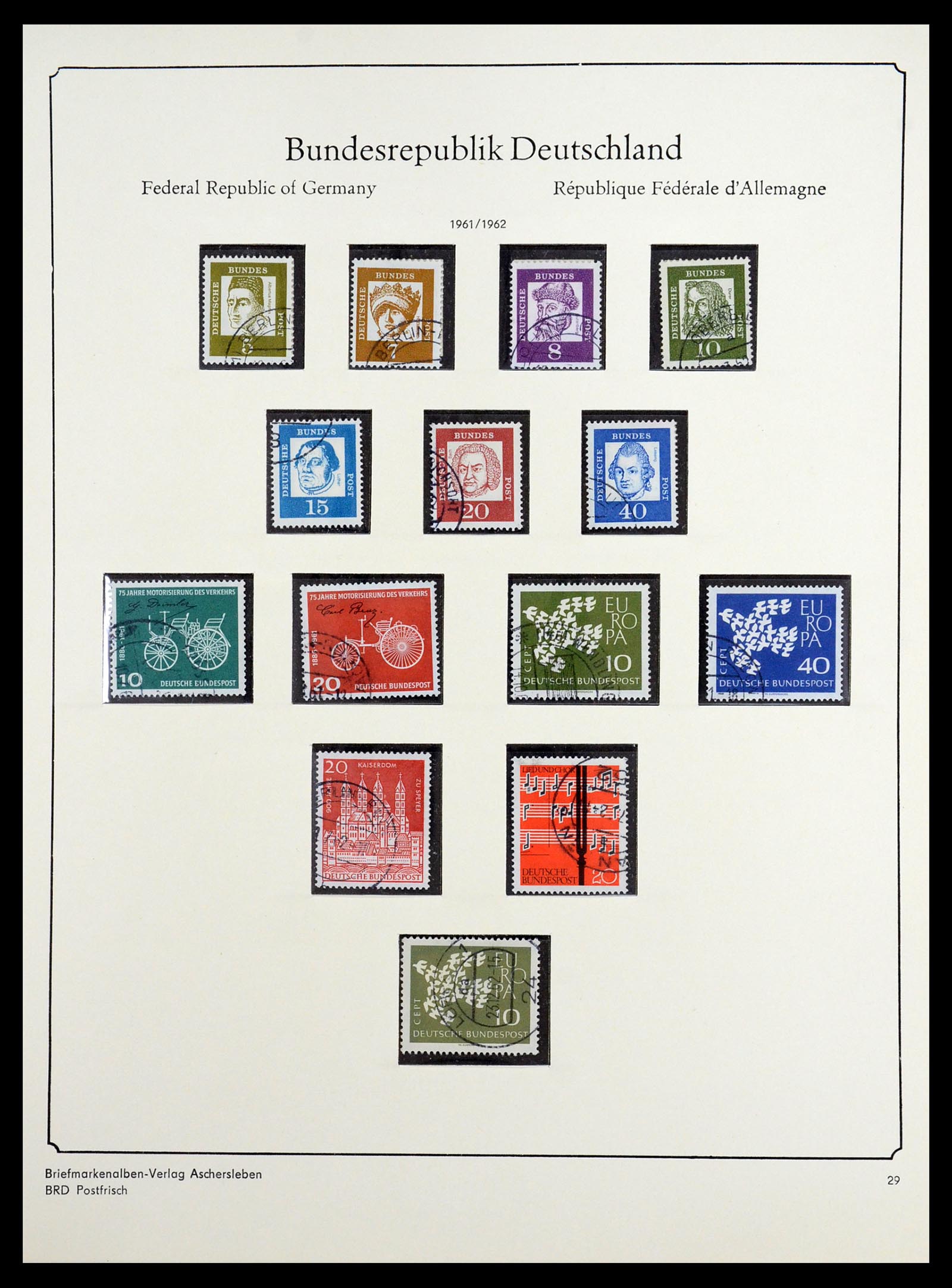 36602 027 - Postzegelverzameling 36602 Bundespost 1945-1979.