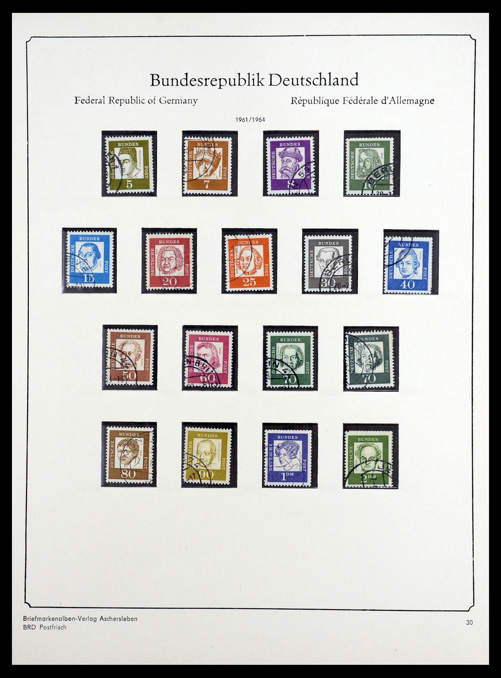 36602 028 - Stamp collection 36602 Bundespost 1945-1979.