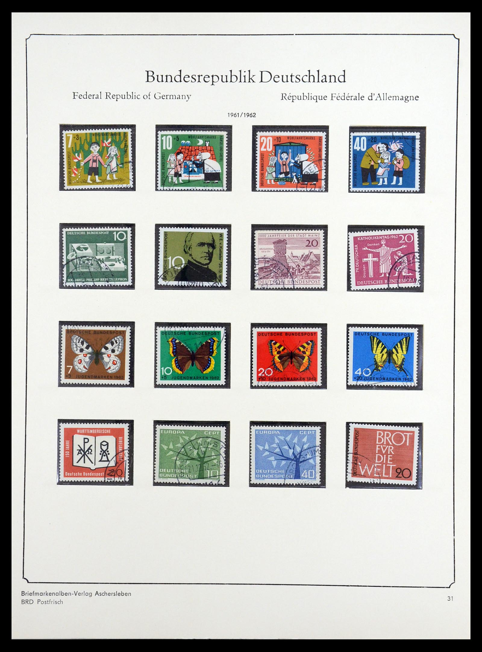 36602 029 - Postzegelverzameling 36602 Bundespost 1945-1979.