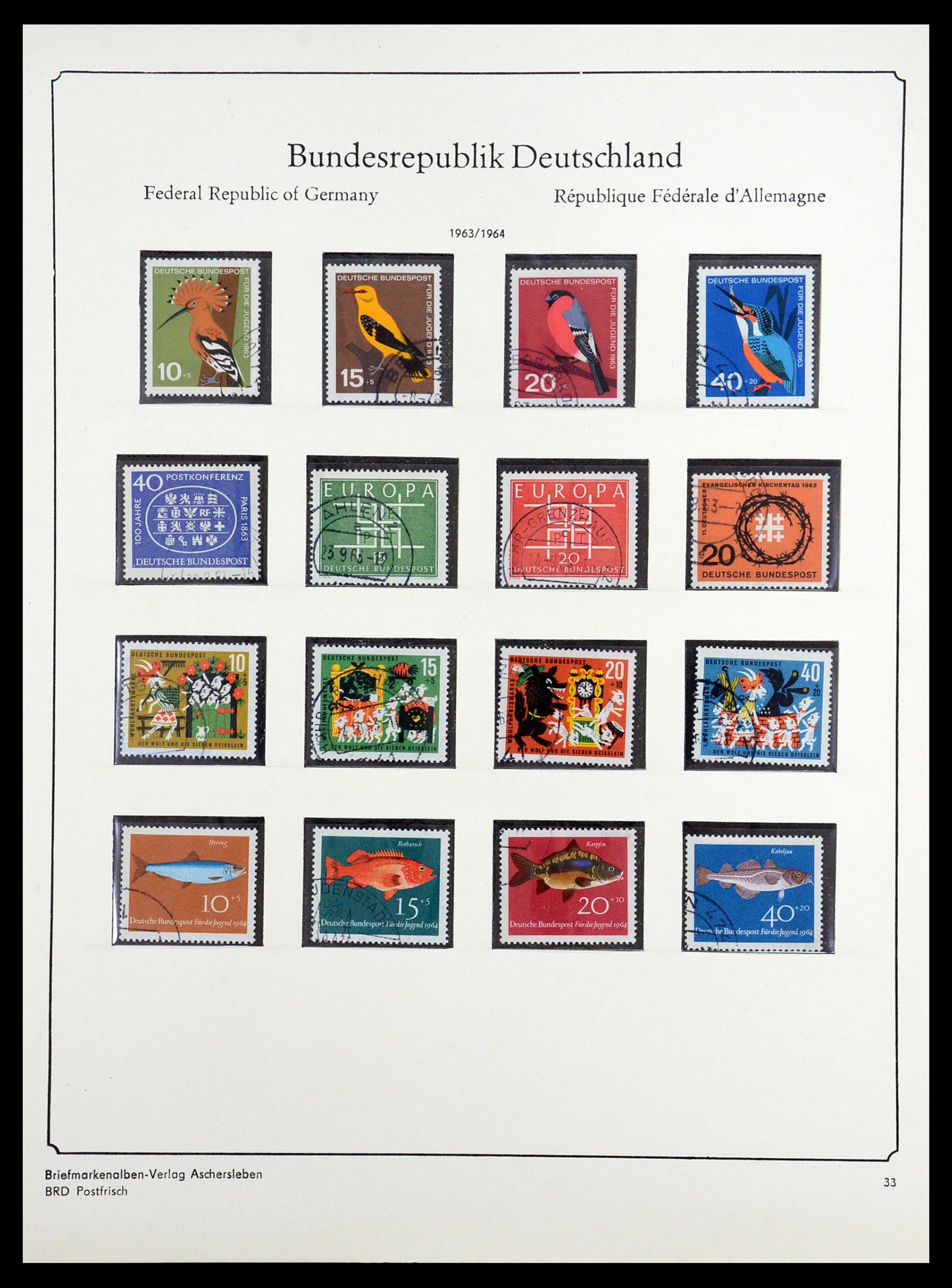 36602 031 - Stamp collection 36602 Bundespost 1945-1979.