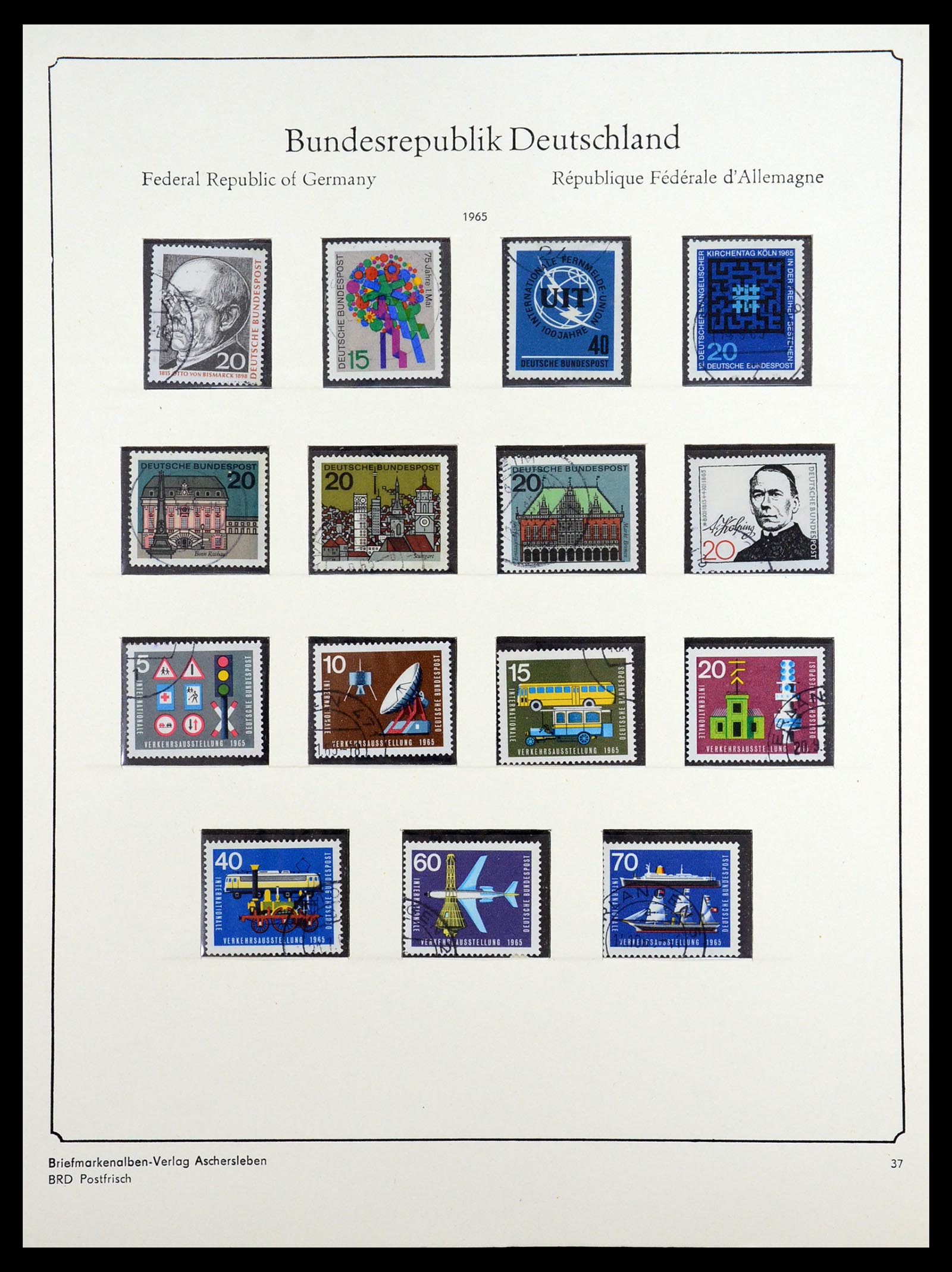 36602 035 - Postzegelverzameling 36602 Bundespost 1945-1979.