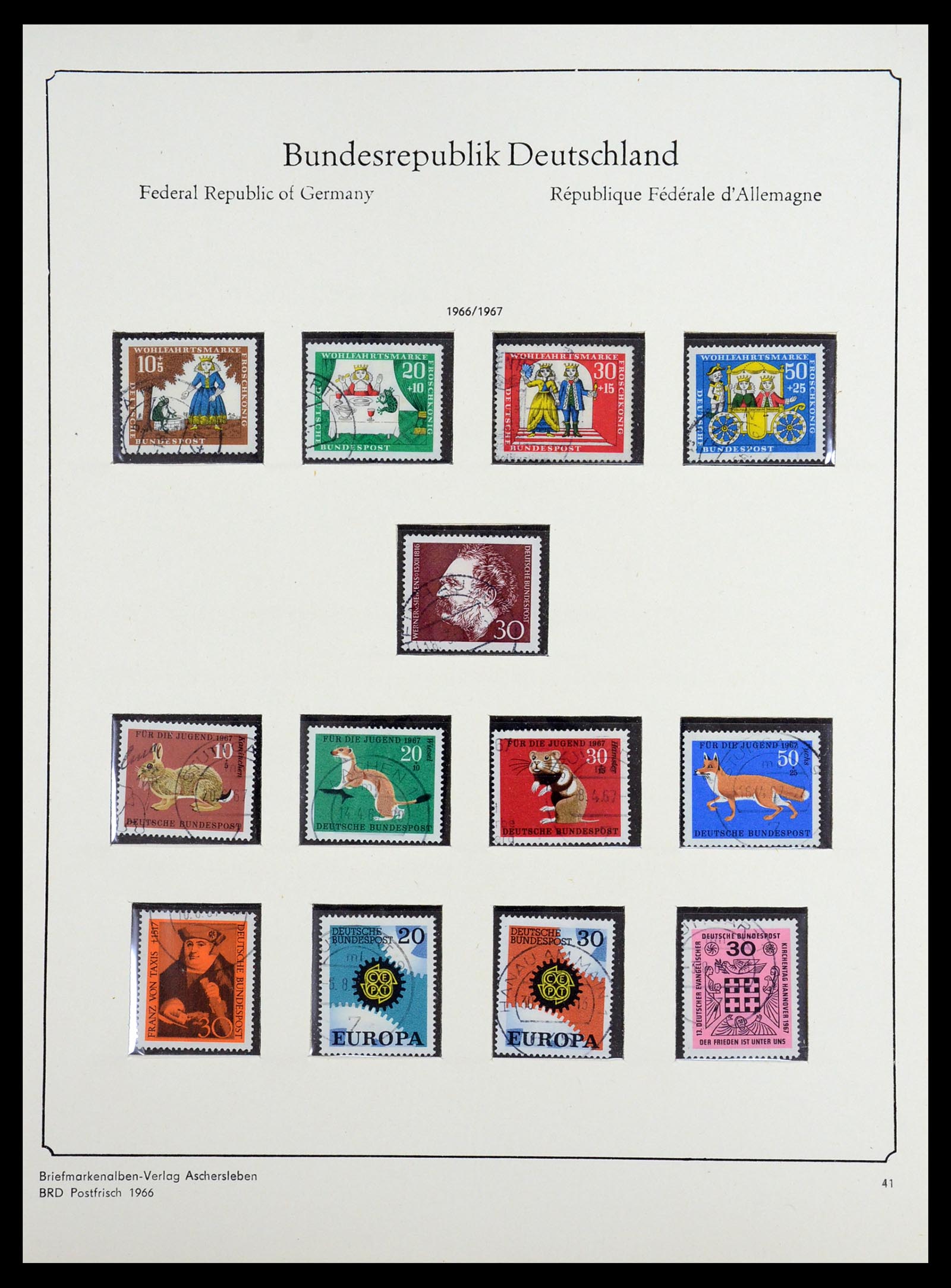 36602 039 - Postzegelverzameling 36602 Bundespost 1945-1979.