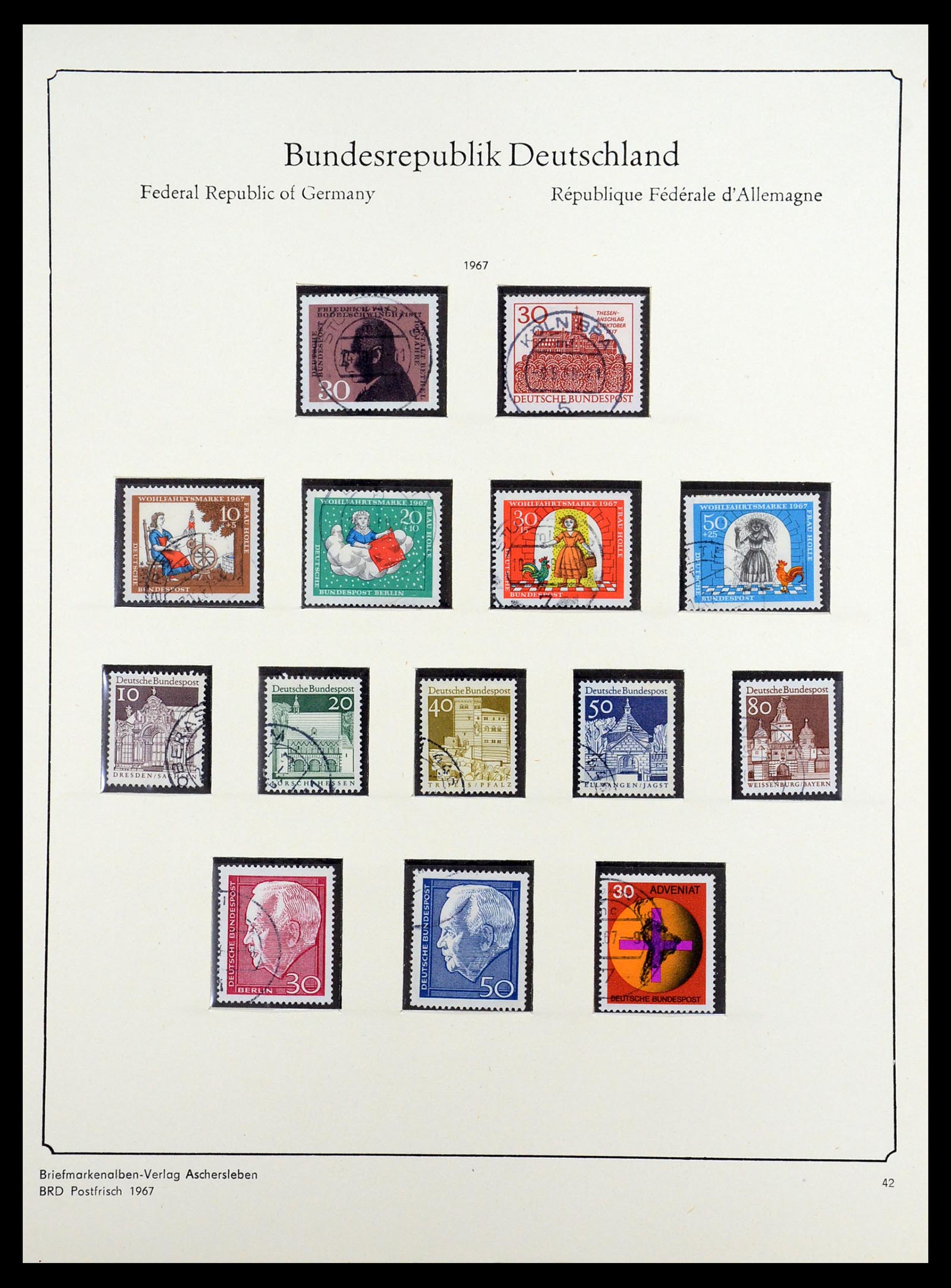 36602 040 - Stamp collection 36602 Bundespost 1945-1979.