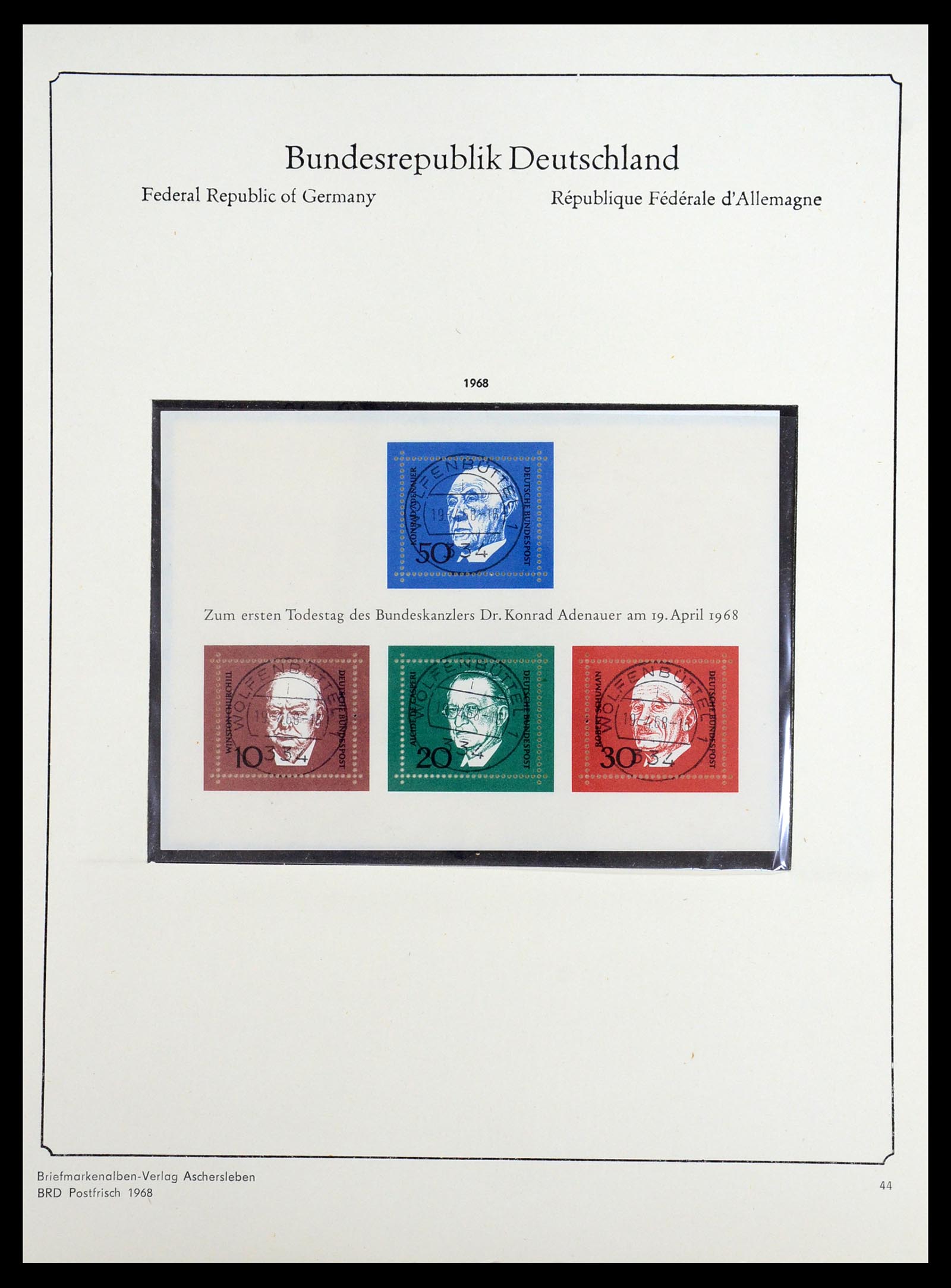 36602 042 - Postzegelverzameling 36602 Bundespost 1945-1979.