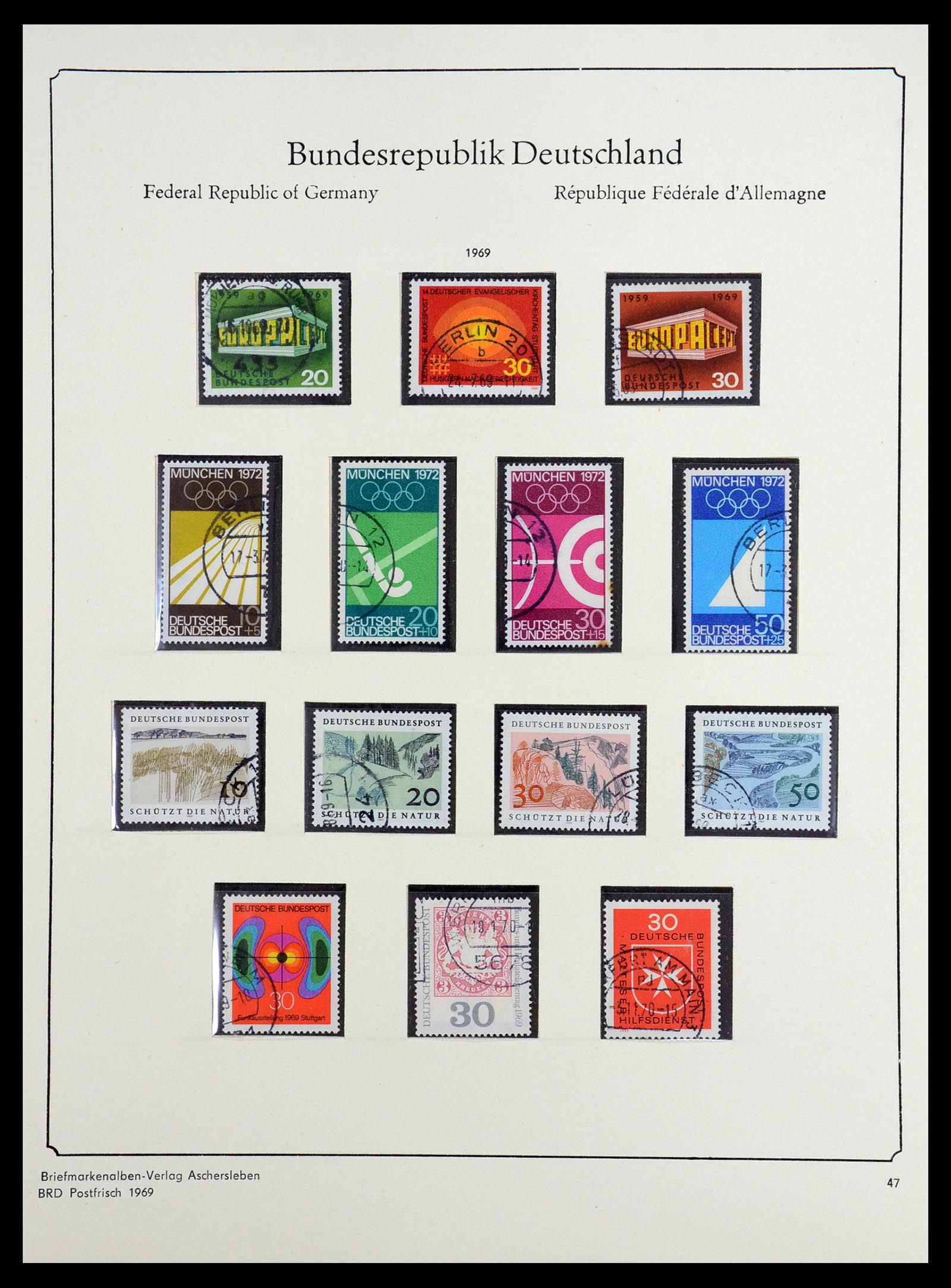 36602 045 - Stamp collection 36602 Bundespost 1945-1979.