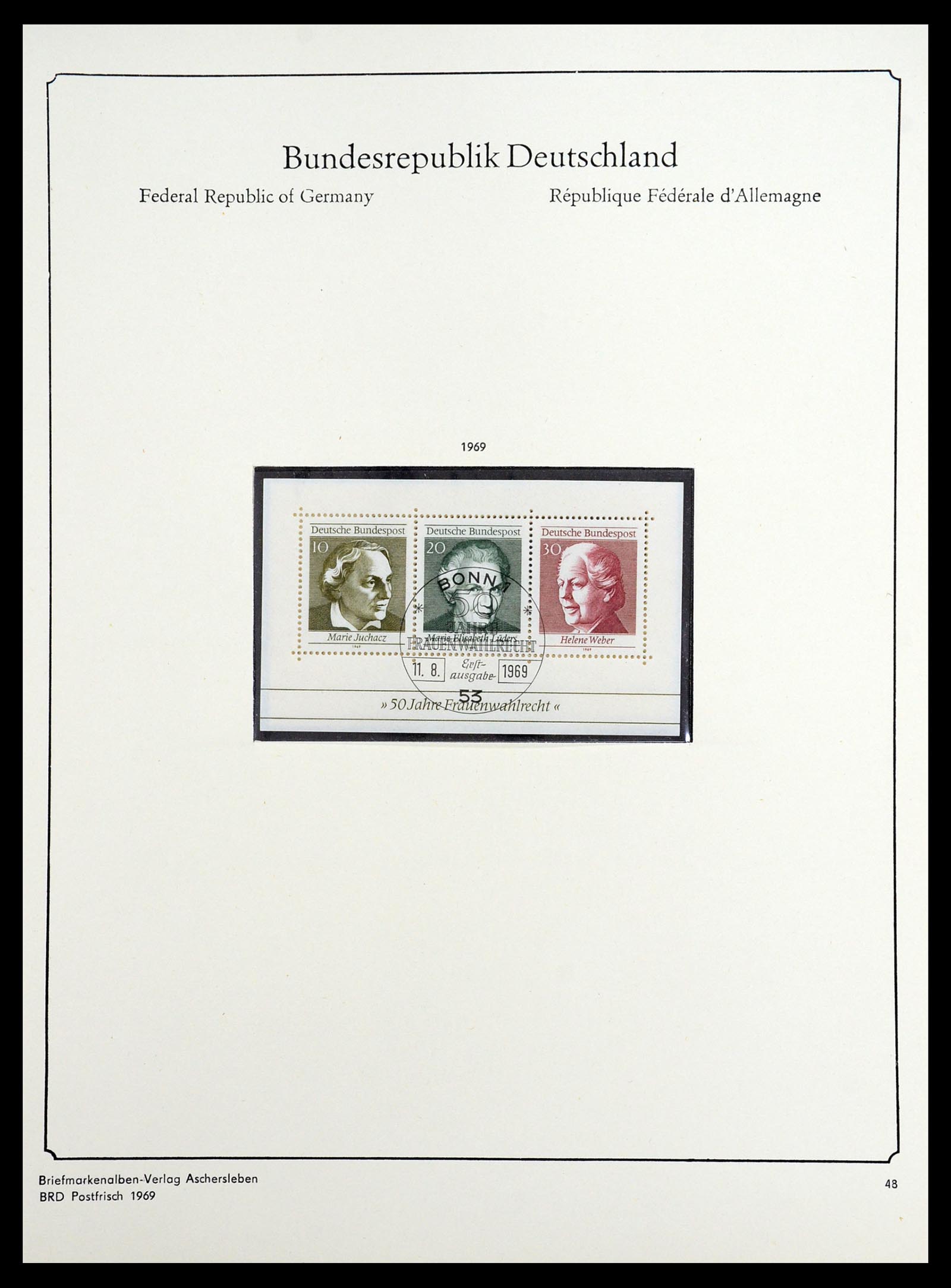 36602 046 - Postzegelverzameling 36602 Bundespost 1945-1979.