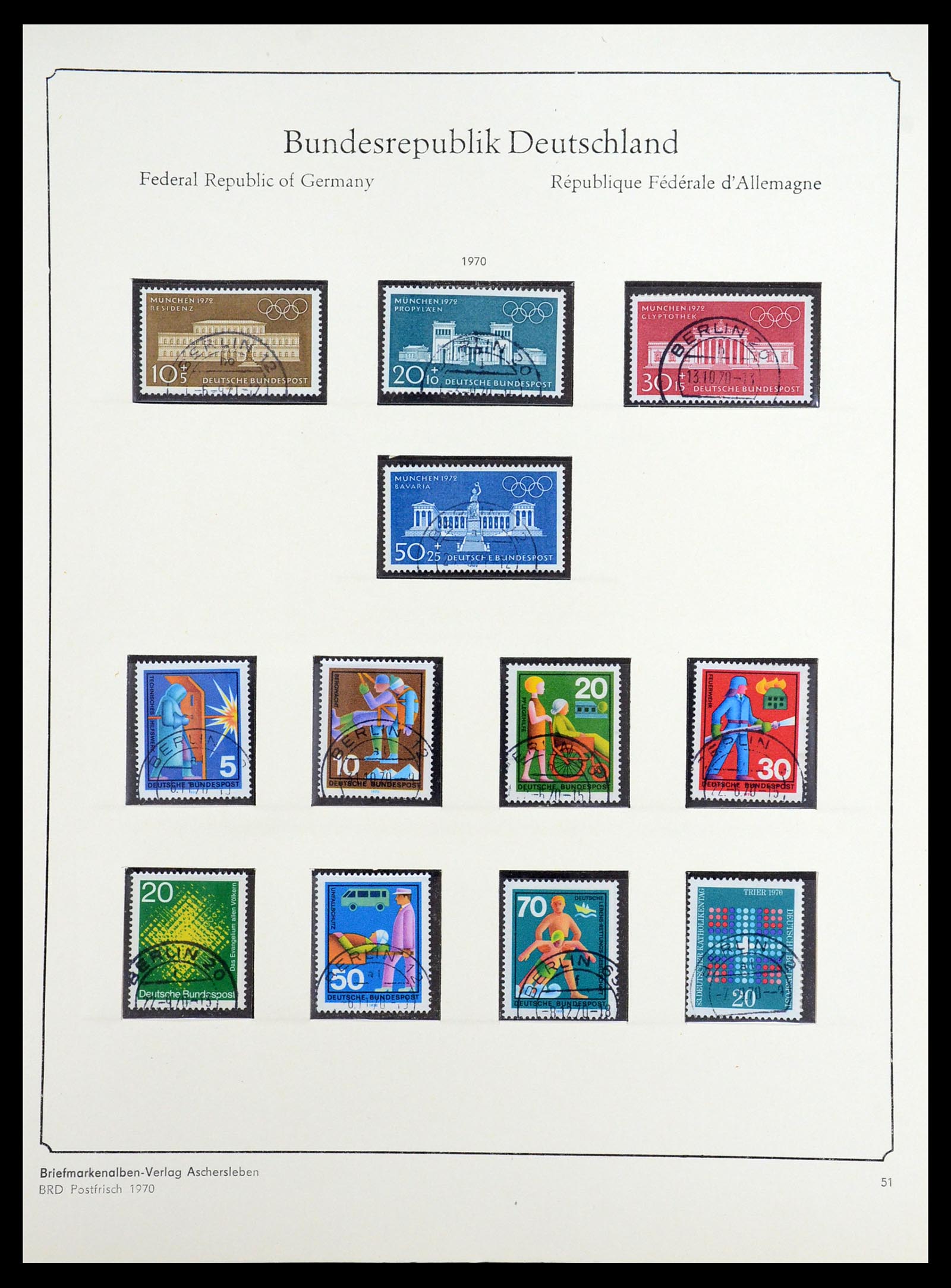 36602 049 - Stamp collection 36602 Bundespost 1945-1979.