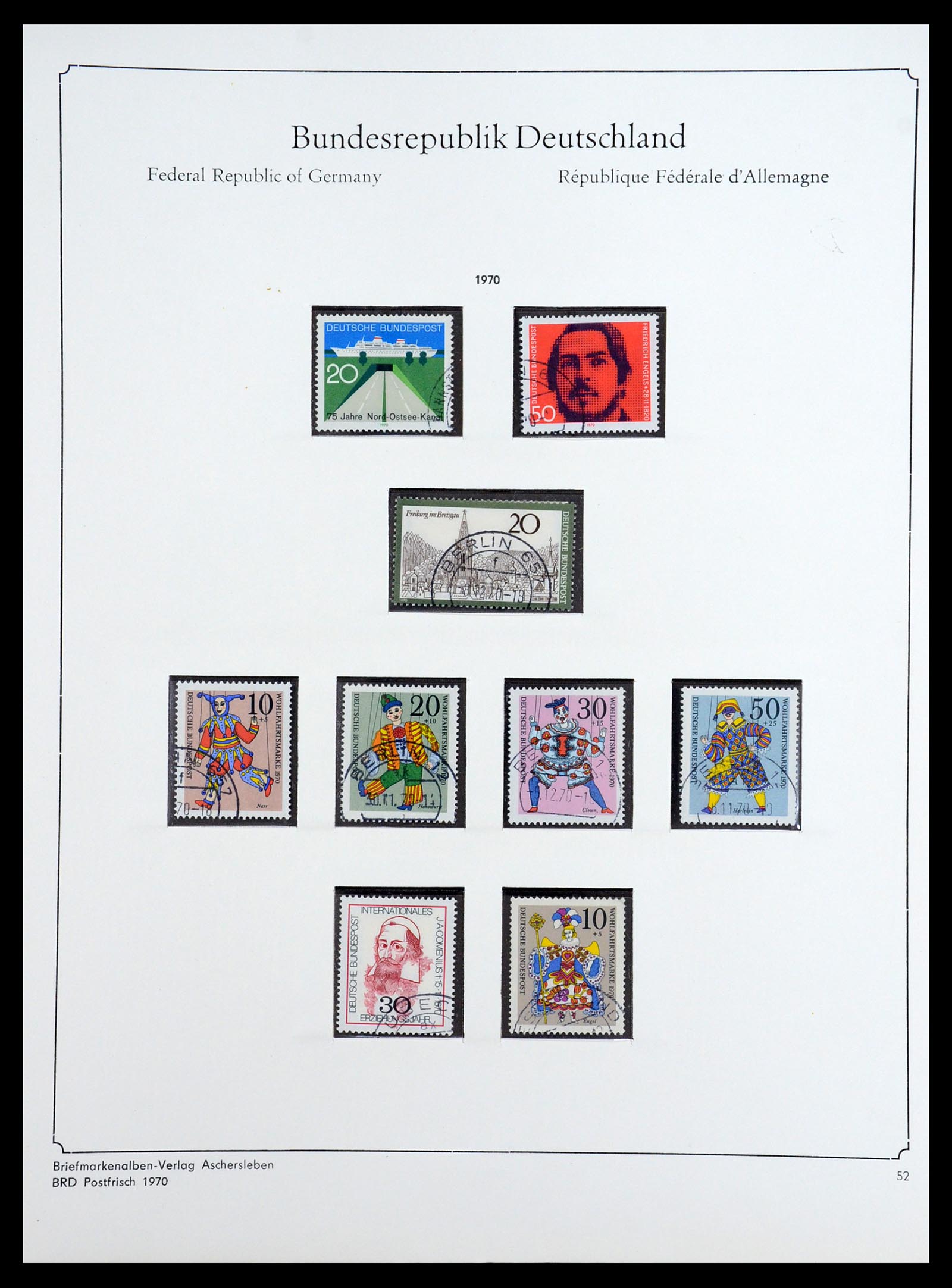 36602 050 - Postzegelverzameling 36602 Bundespost 1945-1979.