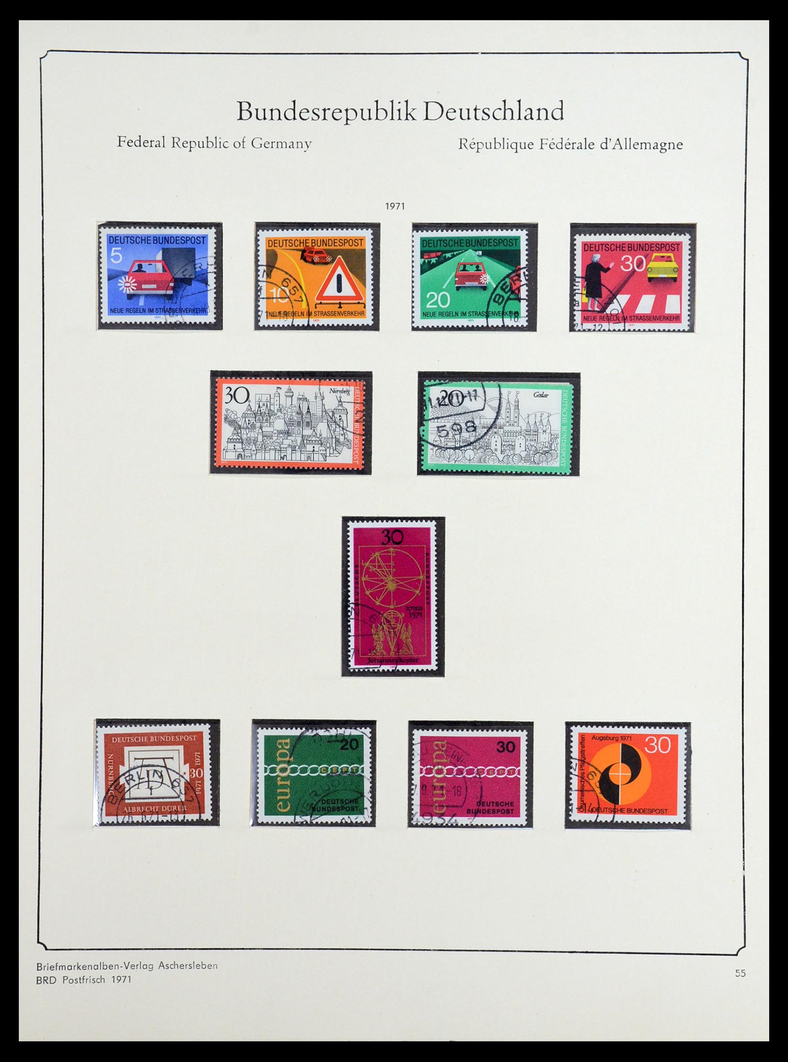 36602 053 - Postzegelverzameling 36602 Bundespost 1945-1979.