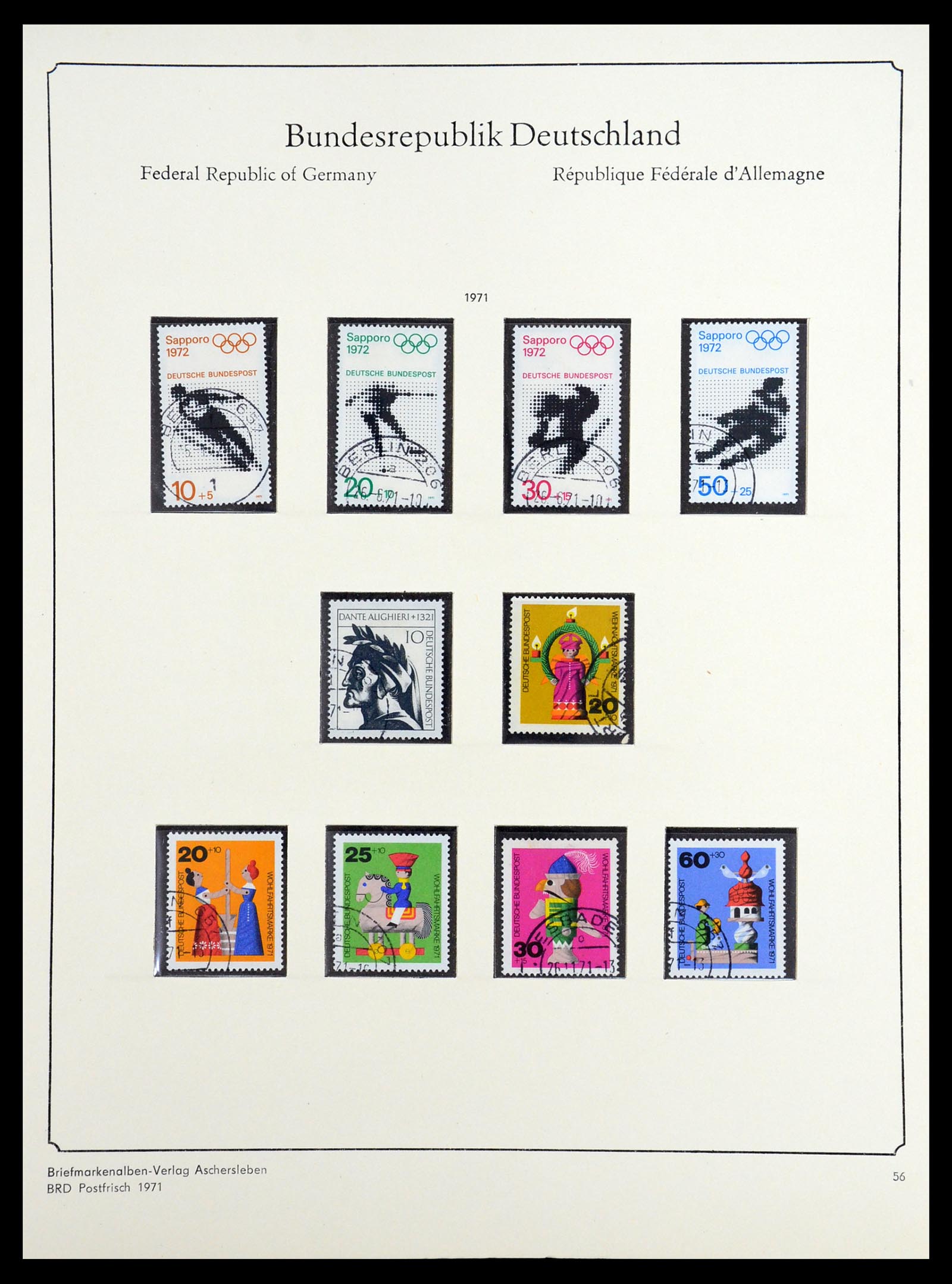 36602 054 - Postzegelverzameling 36602 Bundespost 1945-1979.