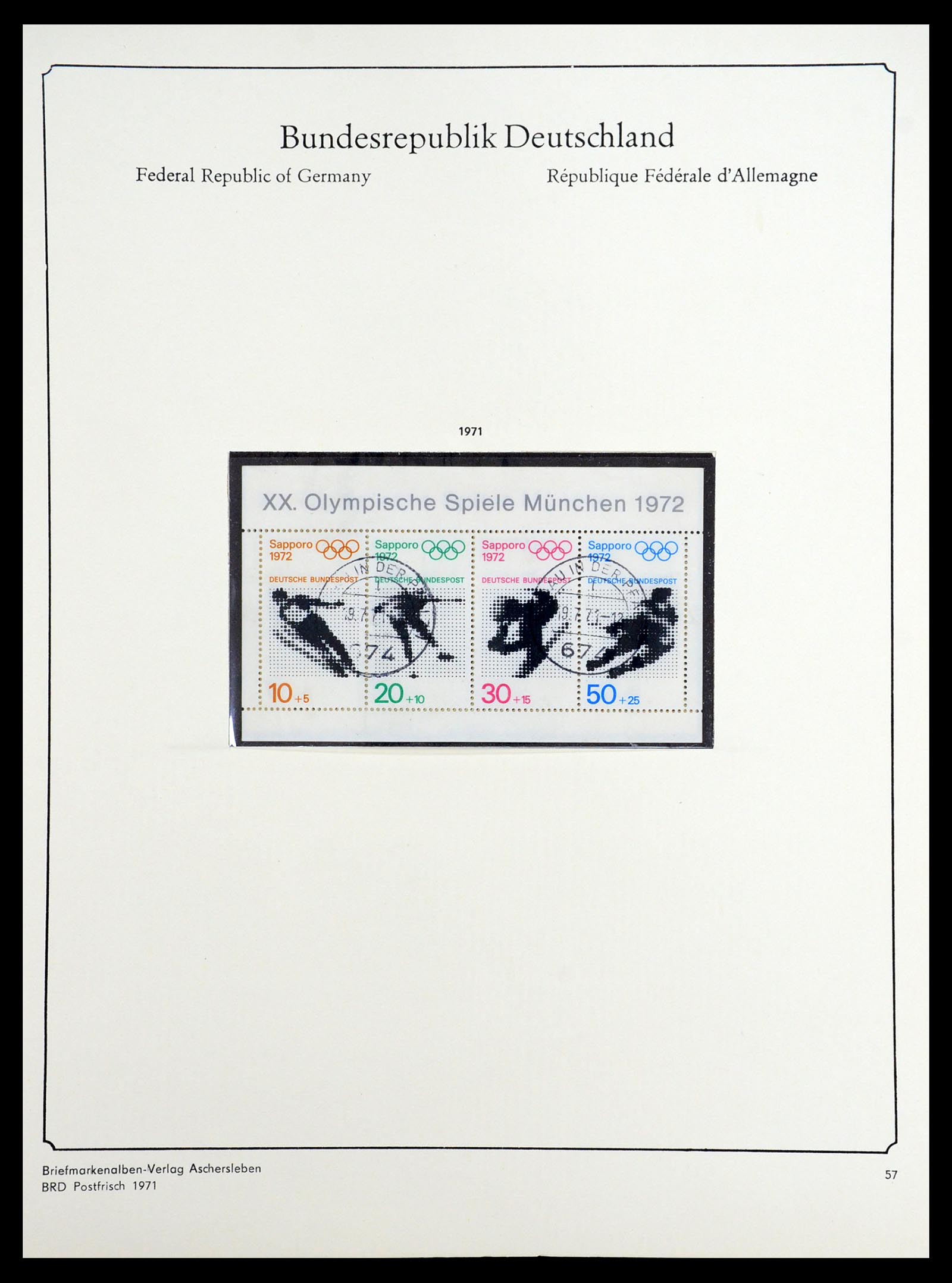 36602 055 - Postzegelverzameling 36602 Bundespost 1945-1979.