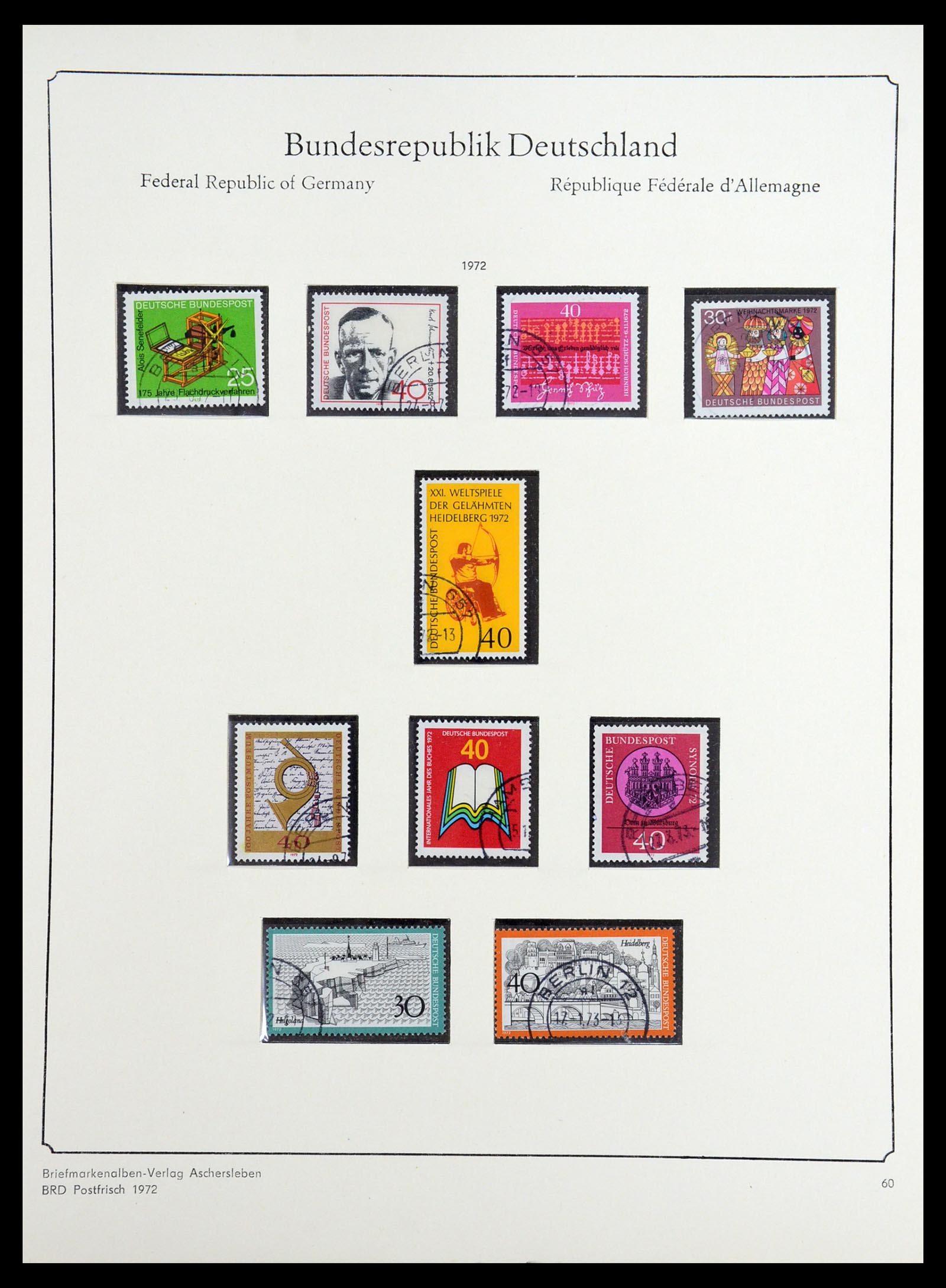 36602 058 - Postzegelverzameling 36602 Bundespost 1945-1979.