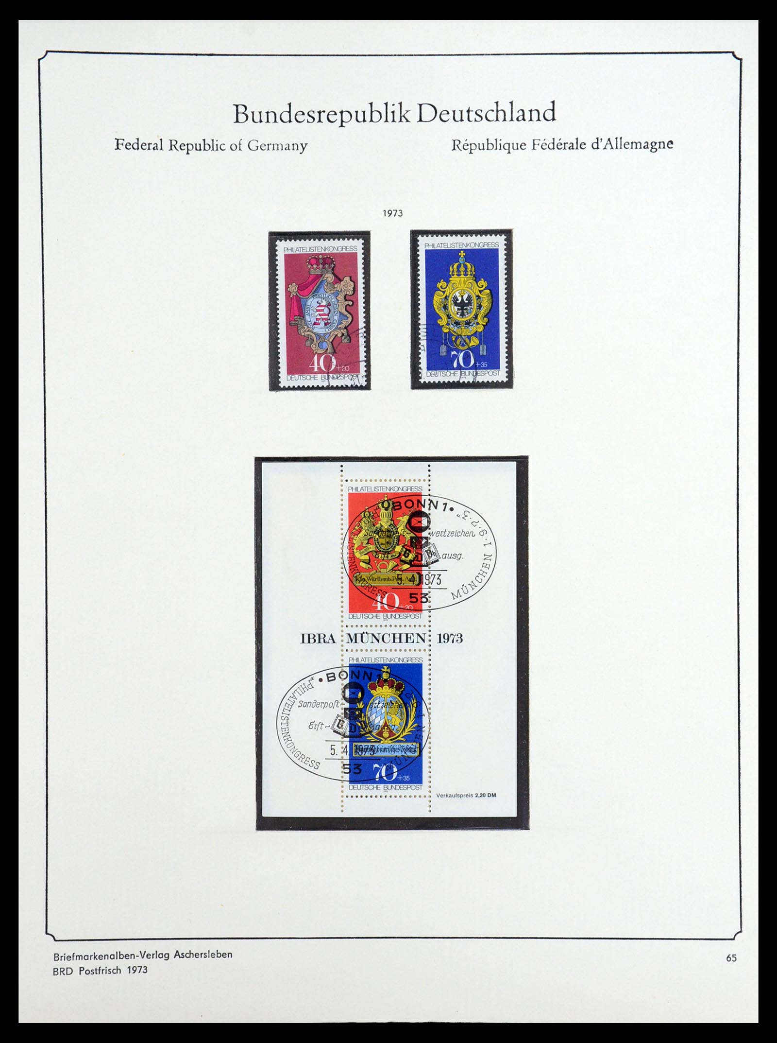 36602 063 - Postzegelverzameling 36602 Bundespost 1945-1979.