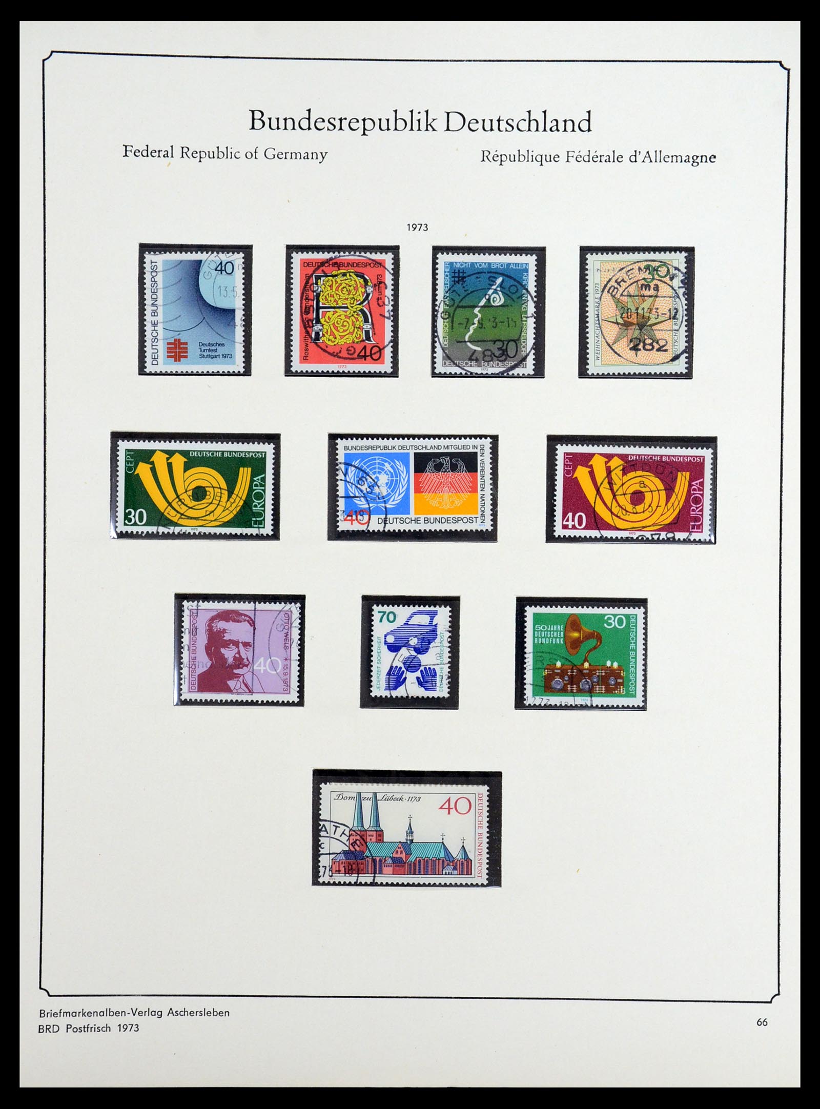 36602 064 - Postzegelverzameling 36602 Bundespost 1945-1979.