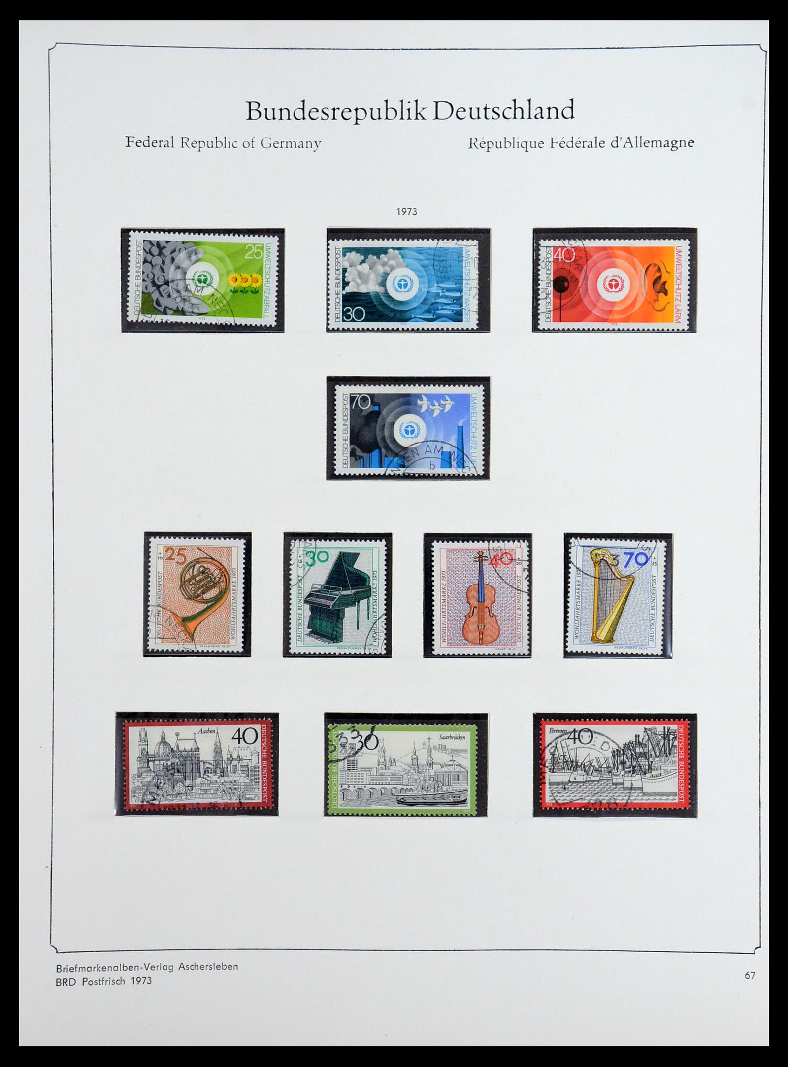 36602 065 - Postzegelverzameling 36602 Bundespost 1945-1979.