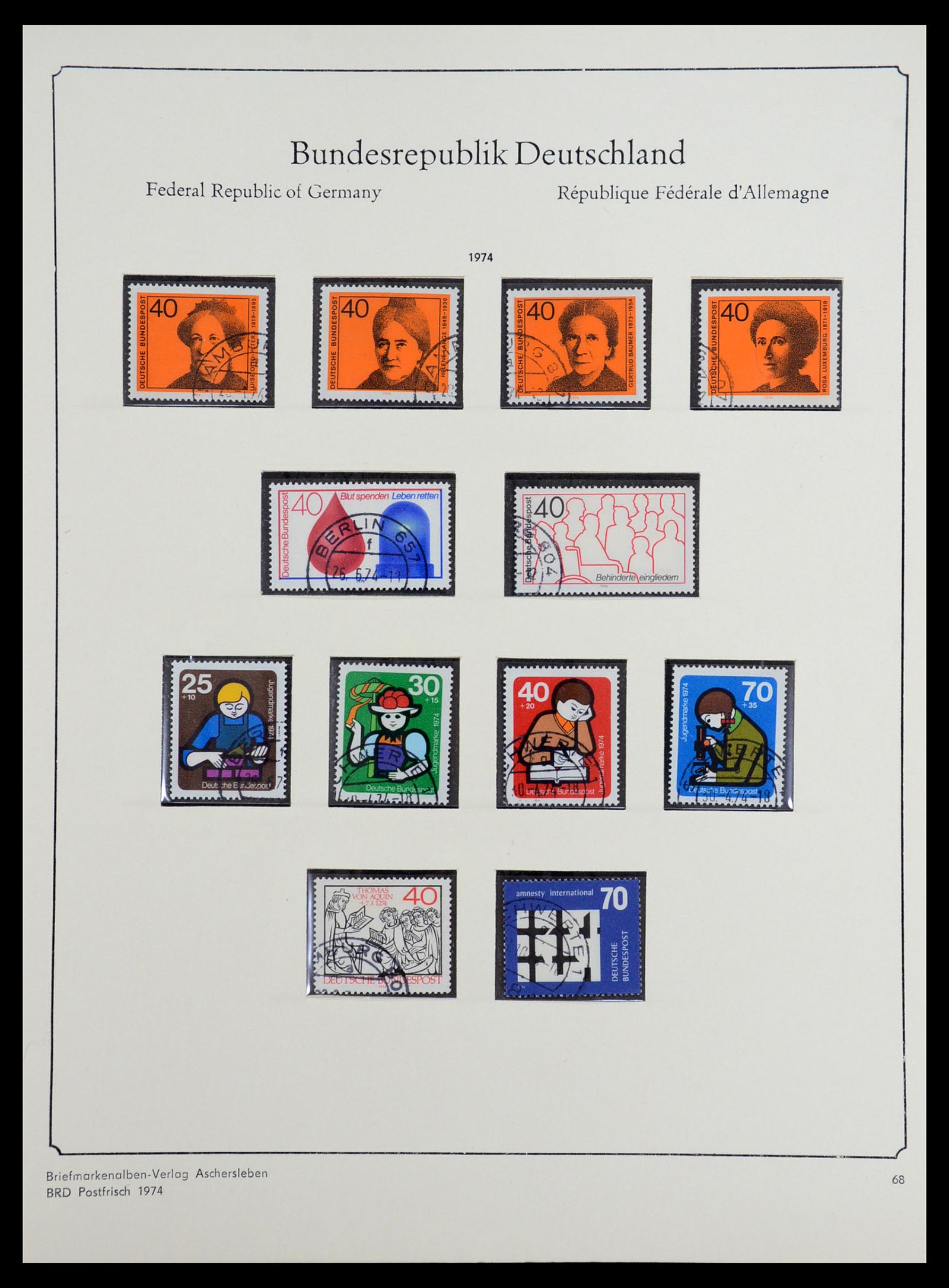 36602 066 - Postzegelverzameling 36602 Bundespost 1945-1979.