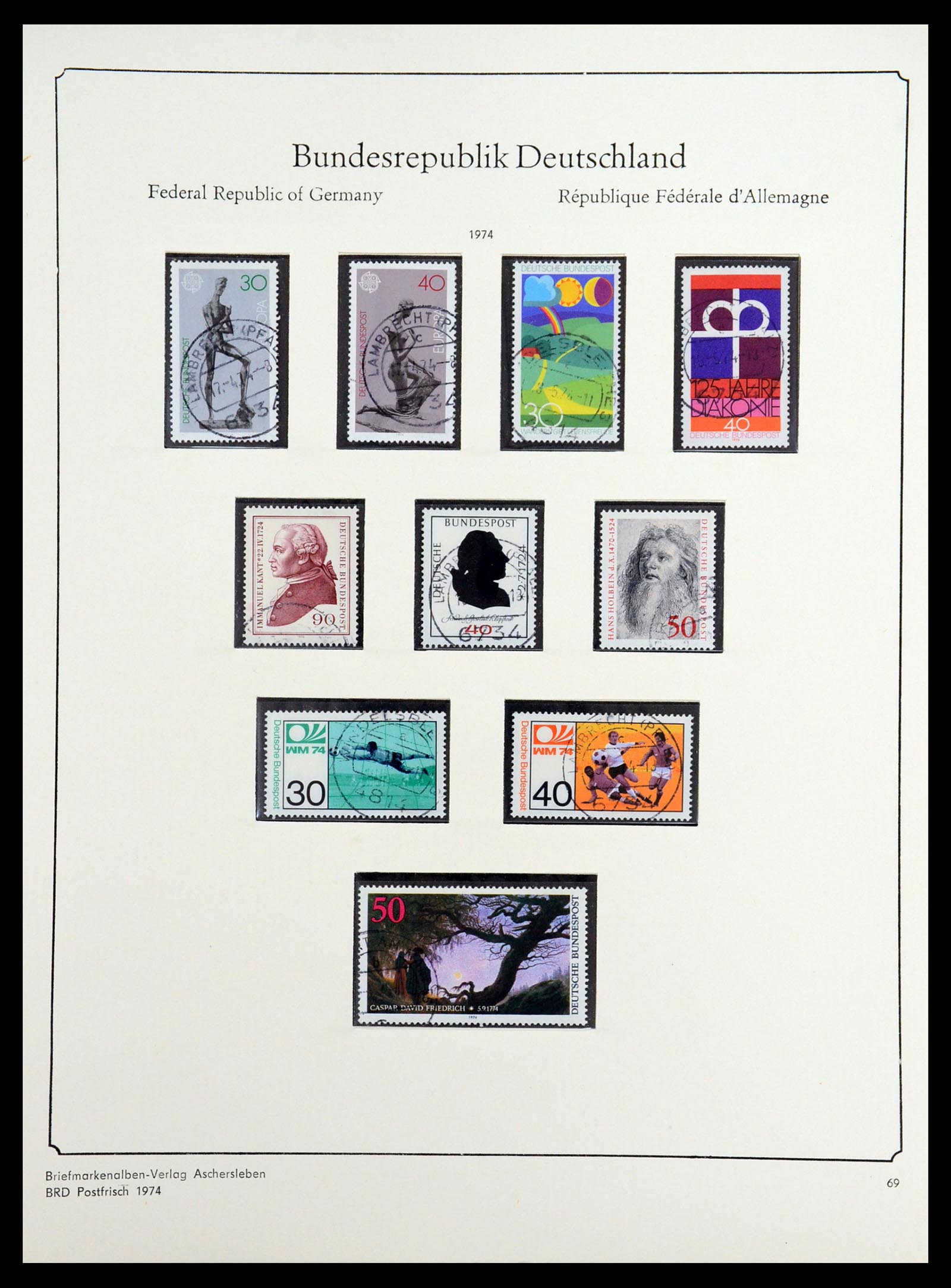 36602 067 - Postzegelverzameling 36602 Bundespost 1945-1979.